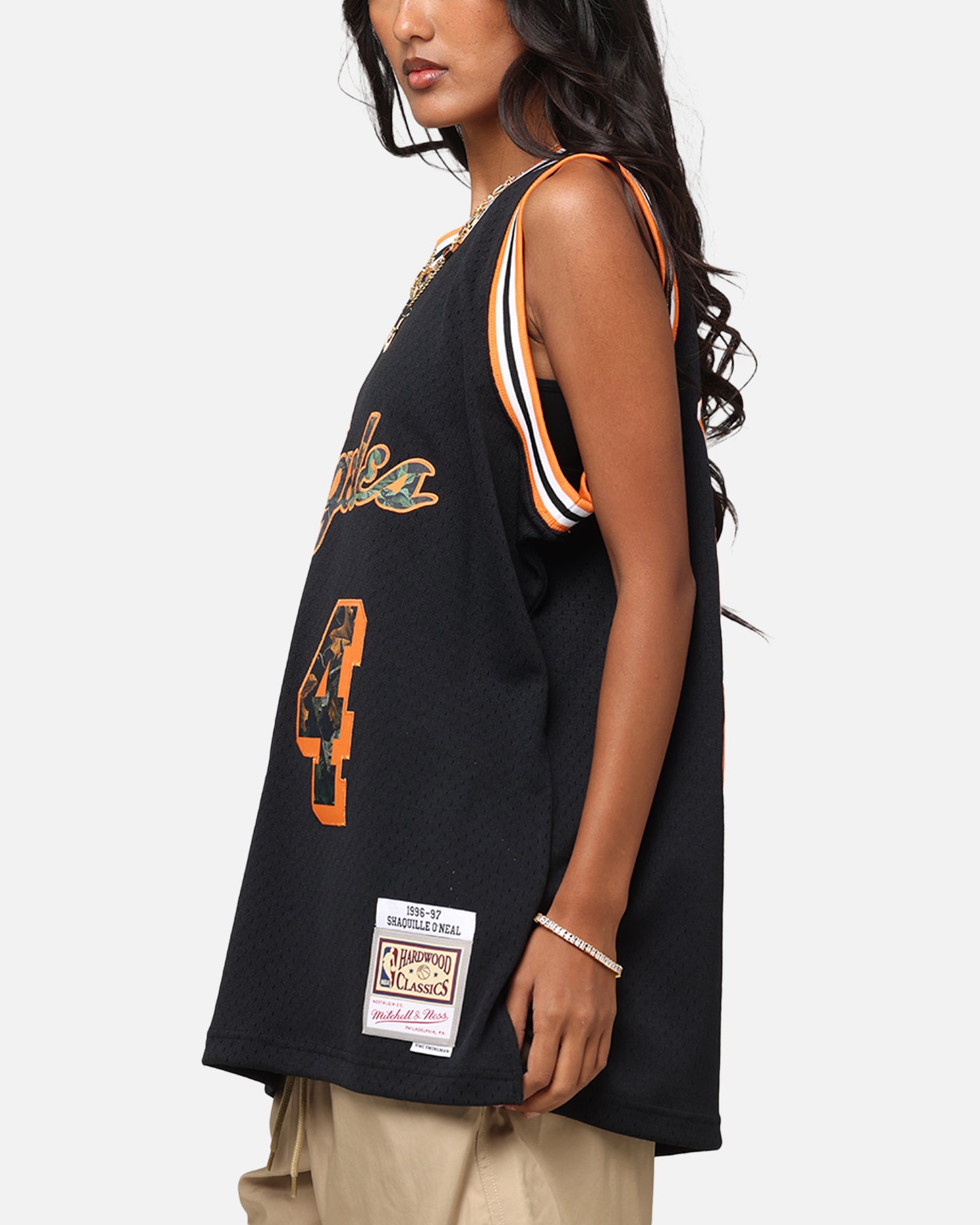 Mitchell & Ness Los Angeles Lakers Shaquille O'Neal 'Wilderness' 97 Swing Jersey Black、mySite、zt4zffjzw