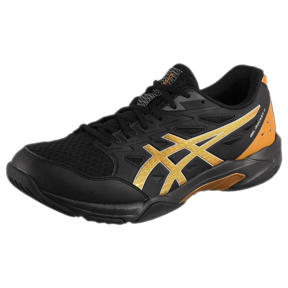 Asics Men's Gel-Rocket 11 - 2E Width - Black/Piedmont Grey、mySite、neckold