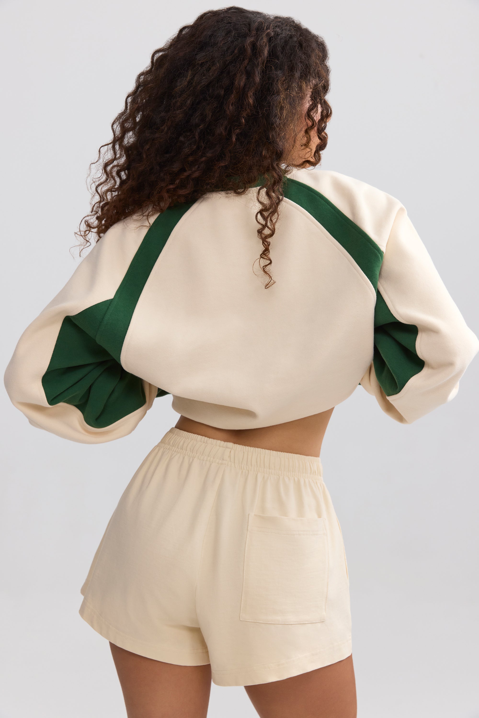 Elasticated Mini Shorts in Marble、mySite、solidvoid