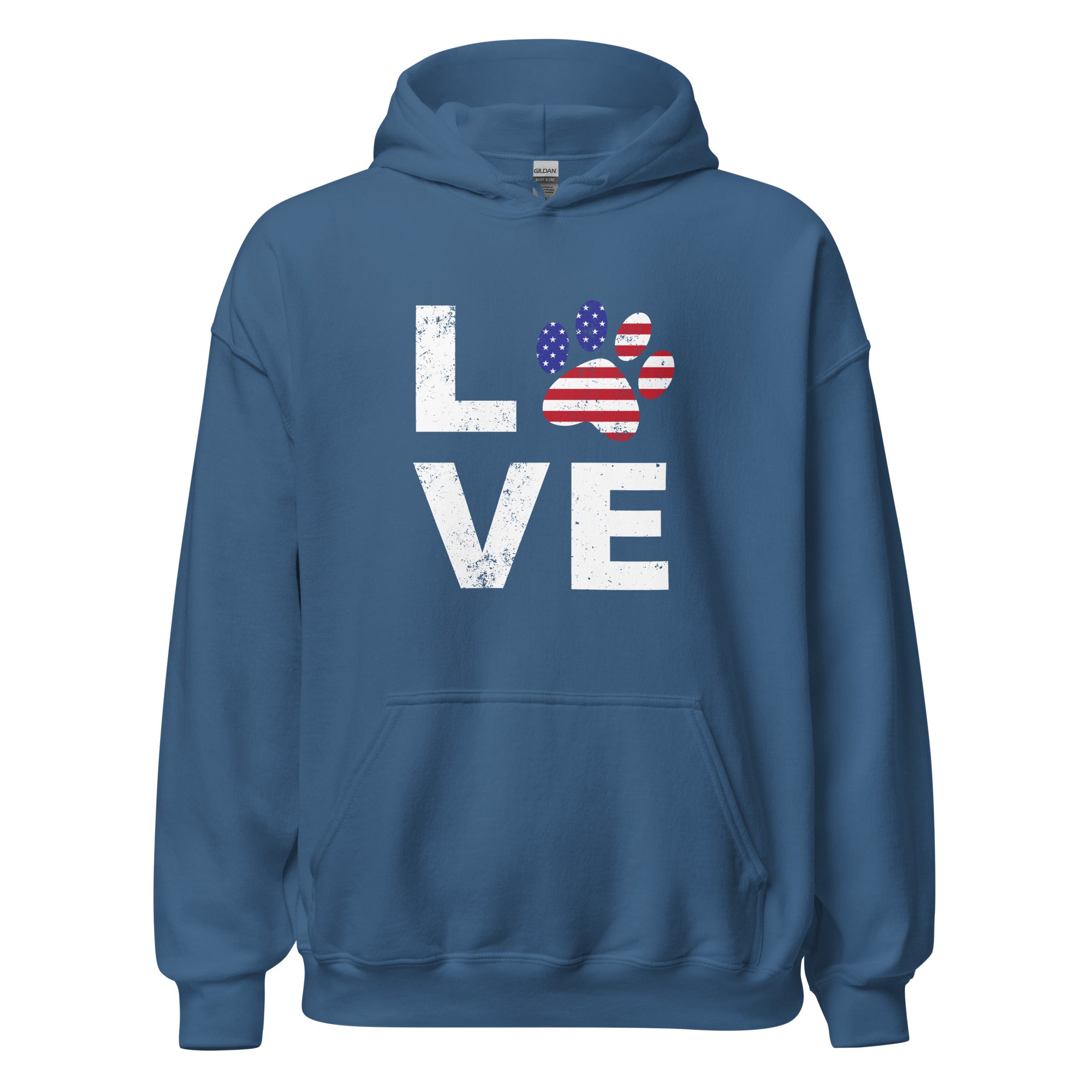 Patriotic Paw Love Hoodie、mySite、camillekostekn