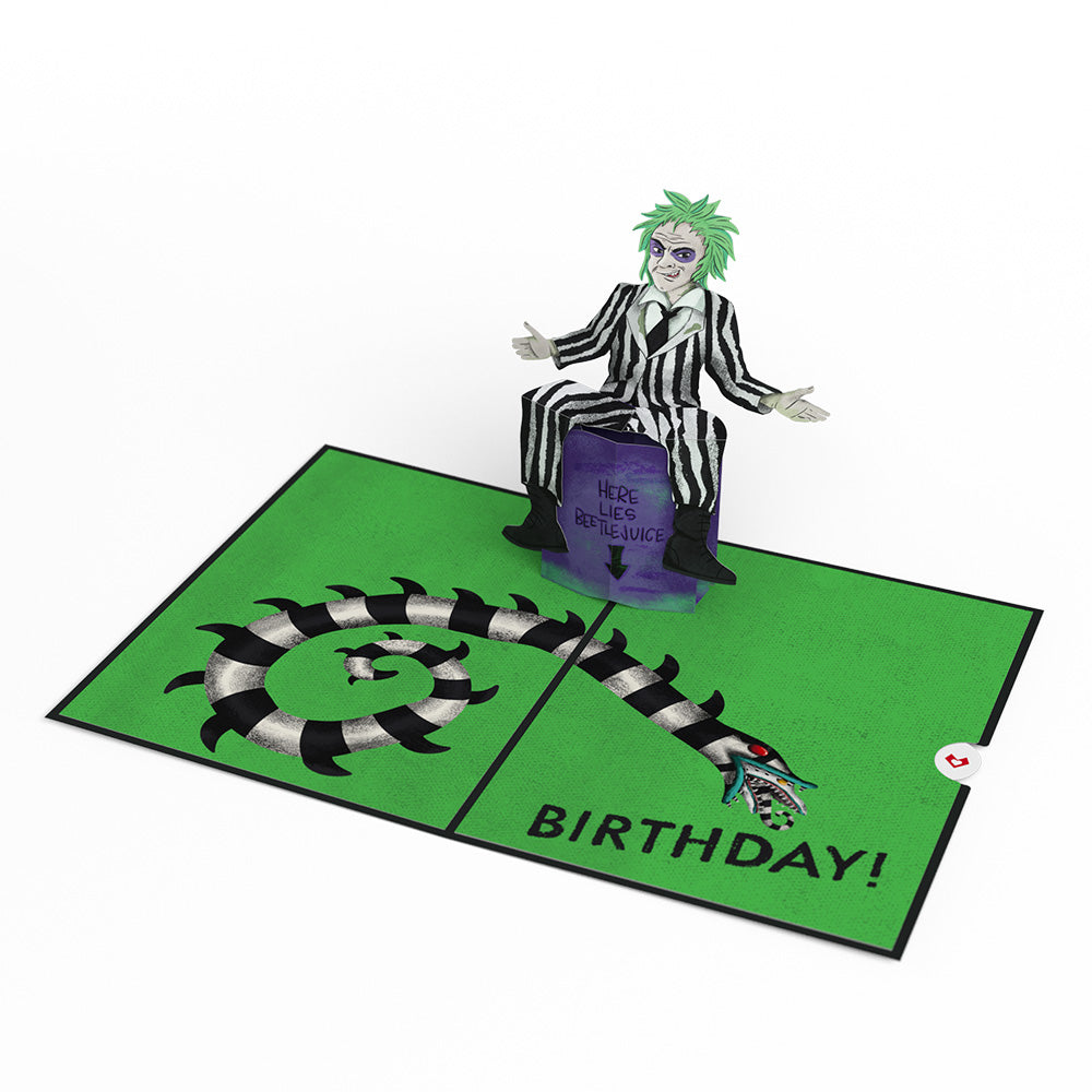 Beetlejuice Birthday! Birthday! Birthday! Pop-Up Card、mySite、solidvoid
