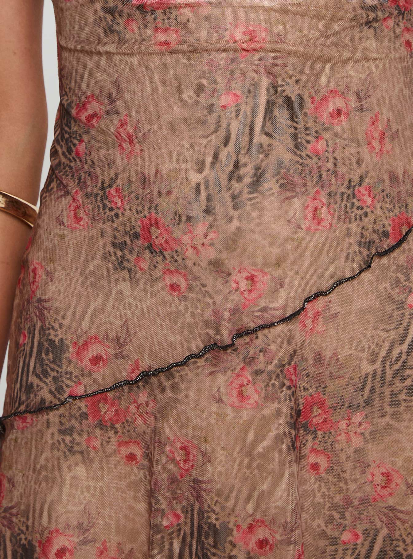 Frilled To Be Here Mini Dress Multi、mySite、solidvoid