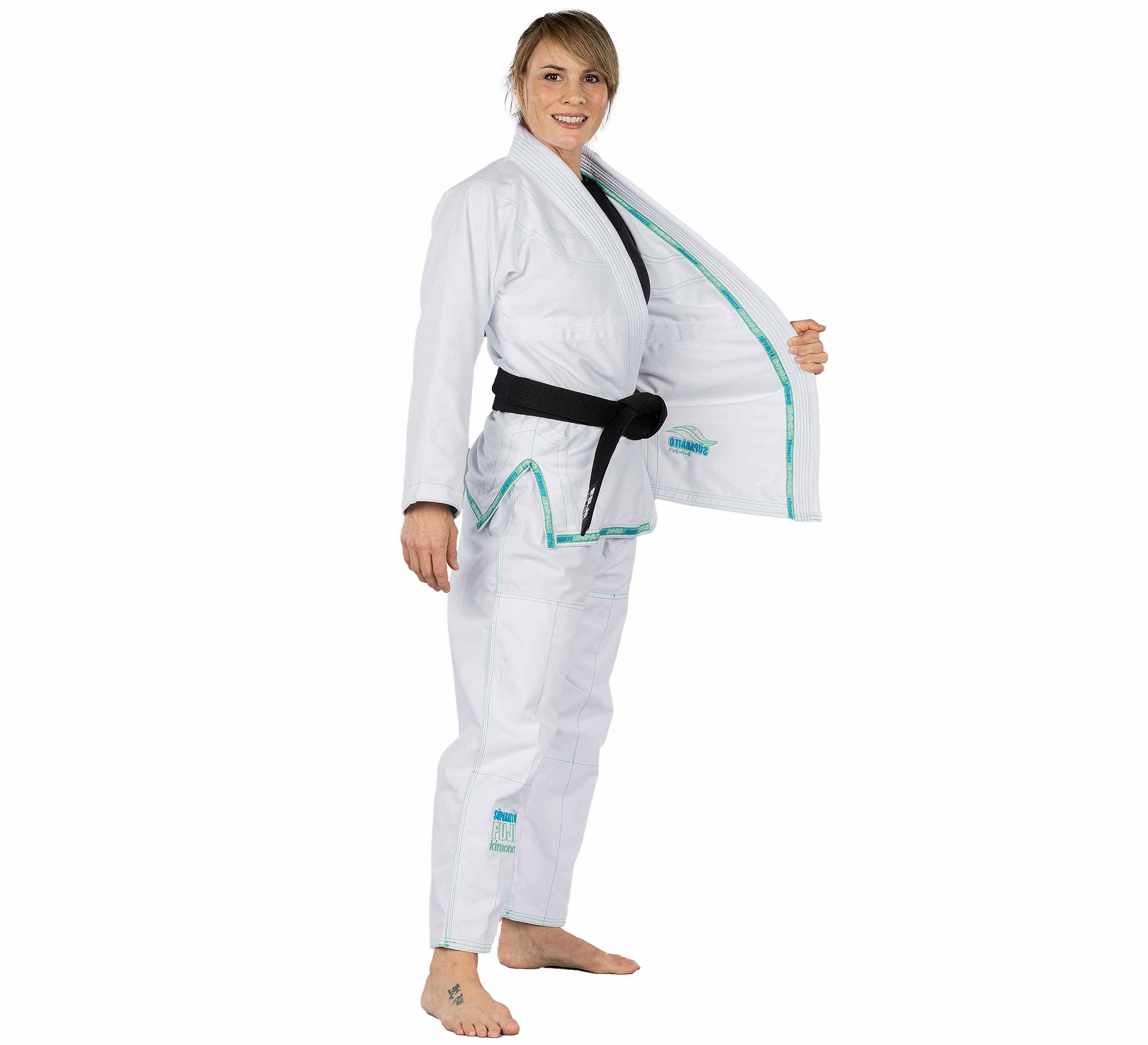 Suparaito Womens BJJ Gi Teal、mySite、gigharbornorthrealestate
