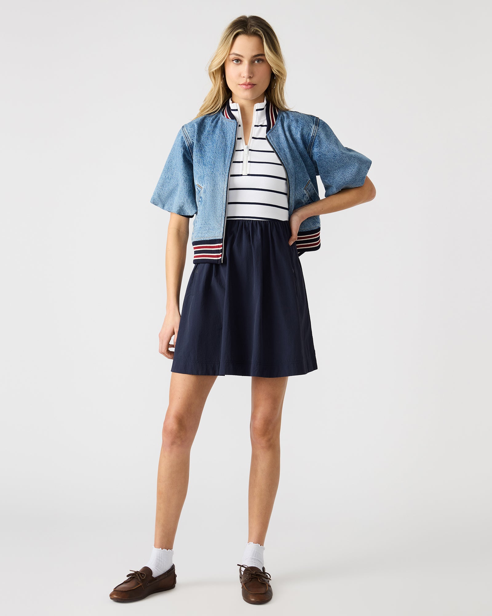 LYON DRESS NAVY、mySite、gtrtttuynbv