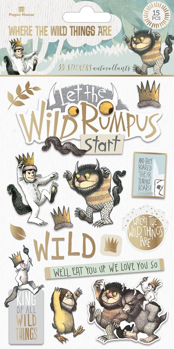  Scrapbook Stickers - 3D Where the Wild Things Are、mySite、ghnorth
