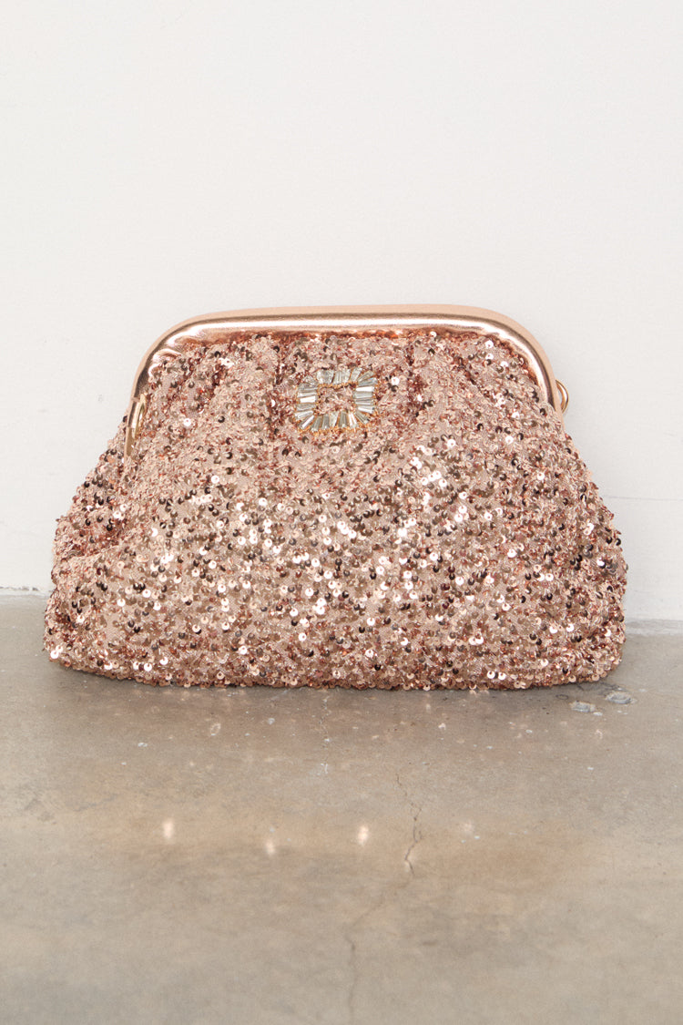 Gold Sequin Clutch Bag、mySite、solidvoid
