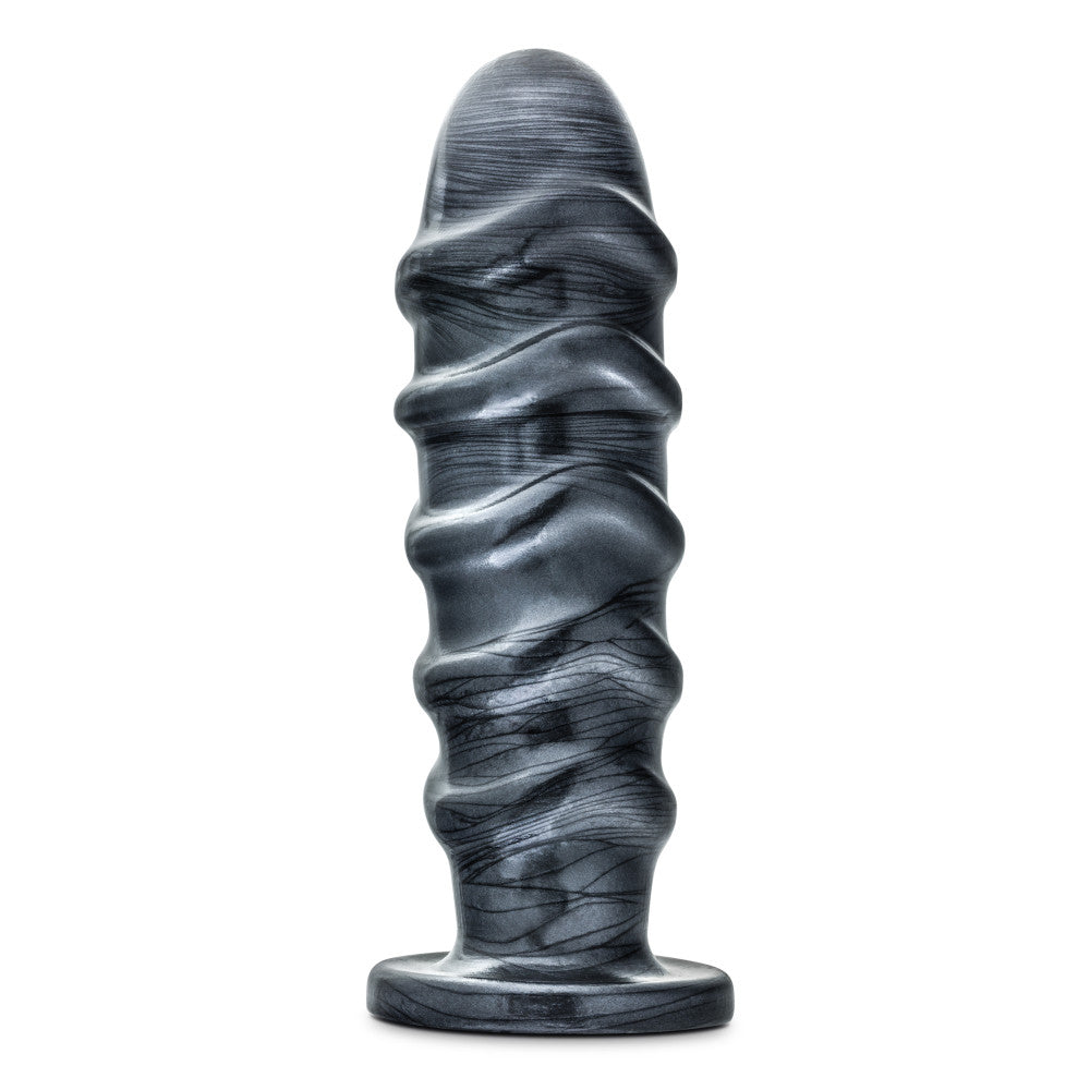 Jet By Blush® | Annihilator Carbon Metallic Black 11-Inch Anal Plug With Suction Cup Base、mySite、bottomscart