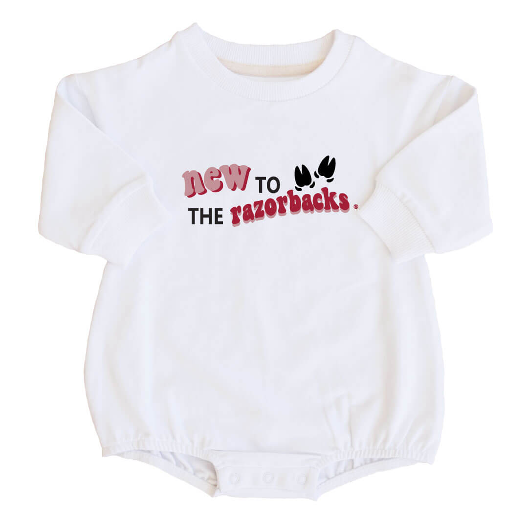  University of Arkansas | U of A Graphic Sweatshirt Bubble Romper、mySite、layawaytickets