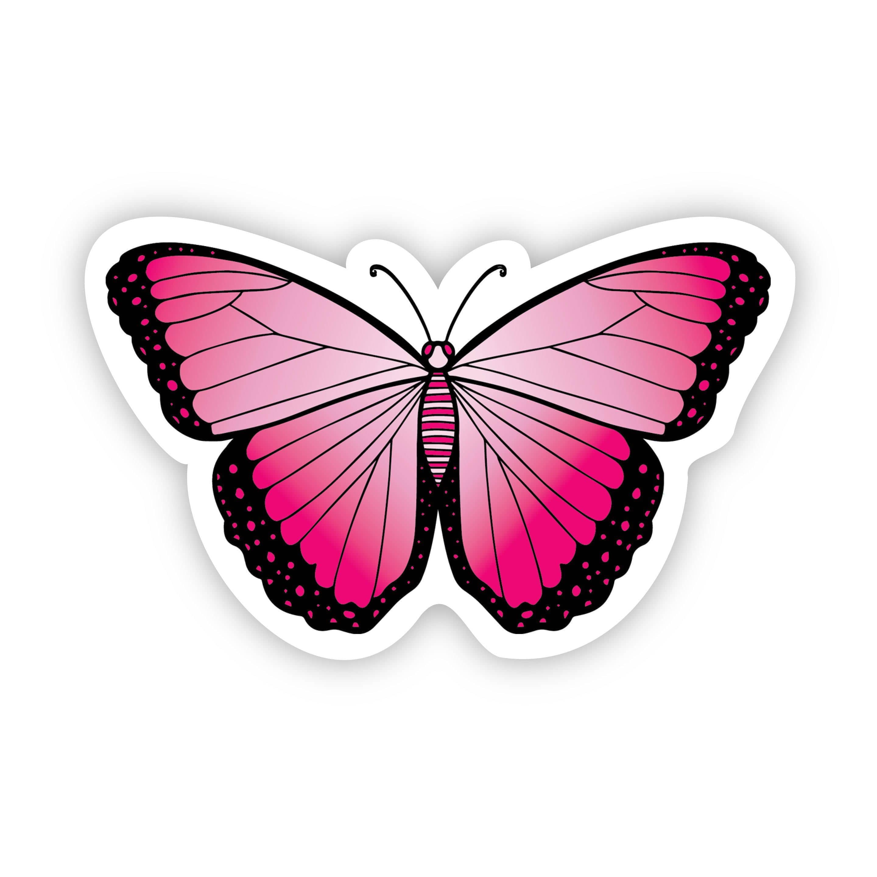  Butterfly Pink Aesthetic Sticker、mySite、elrpsem3k