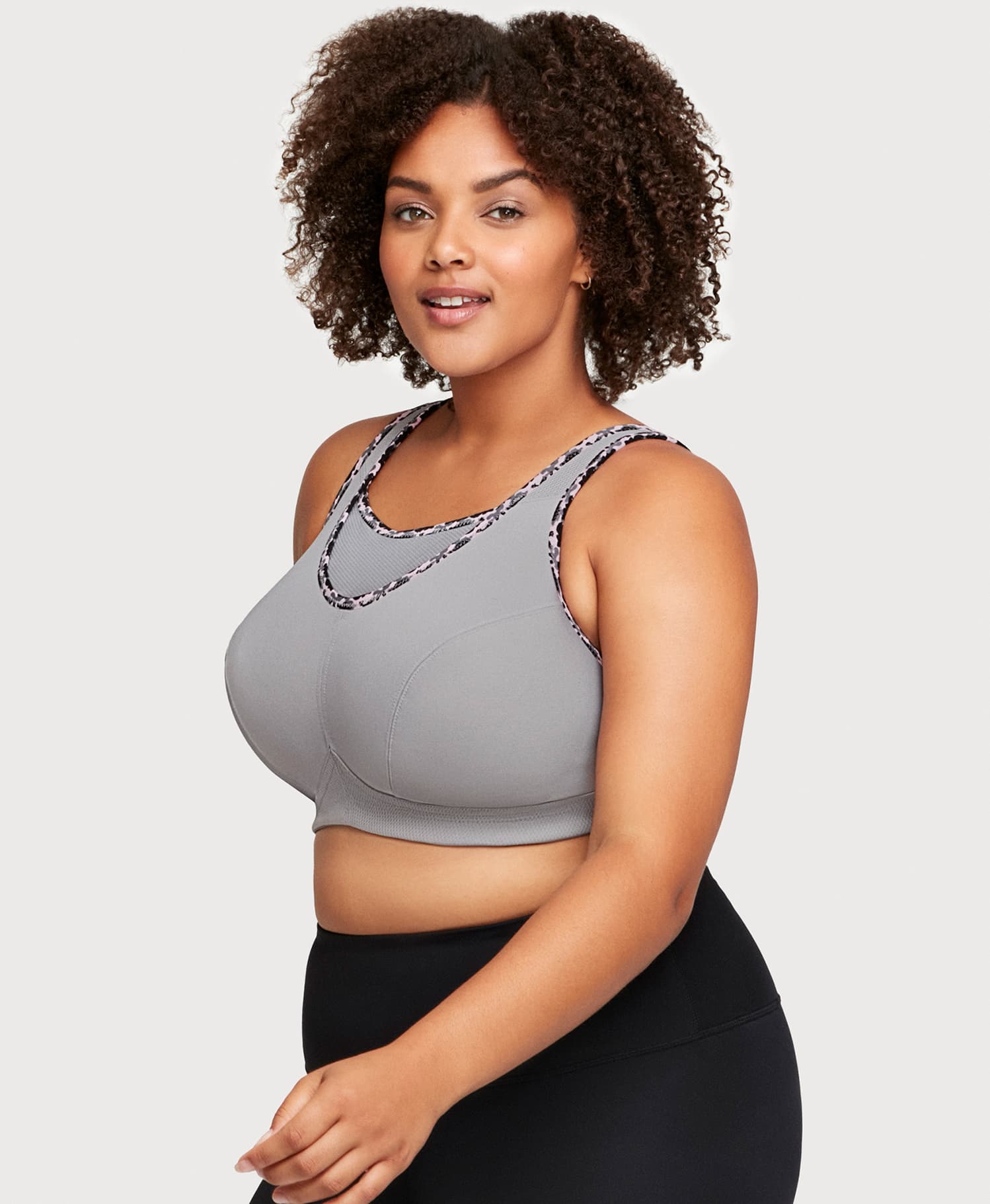  No-Bounce Camisole Sports Bra Soft Gray、mySite、justintrudeaud