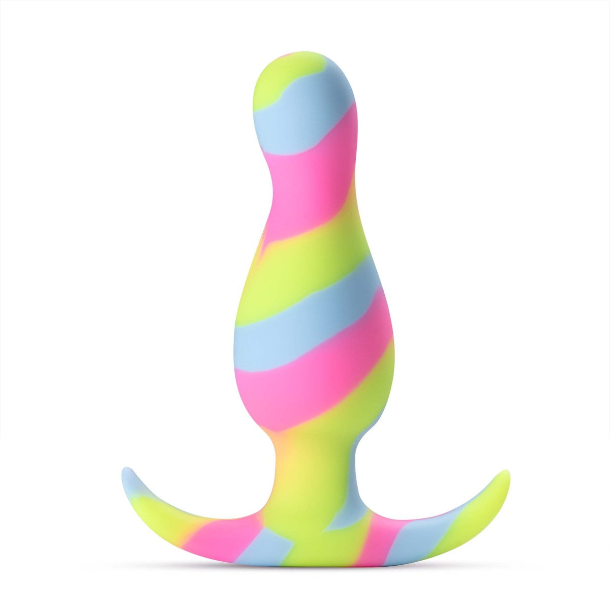 Avant By Blush® | Kaleido Lime: Artisan 3 Inch Tapered Stayput™ Butt Plug with Pleasure Curves - Elegantly Made with Smooth Ultrasilk® Purio™ Silicone、mySite、bottomscart