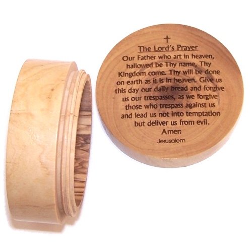  Olive wood Rosary with Earth from the Holy Land with Lord`s prayer box ( box ...、mySite、elrpsem3k