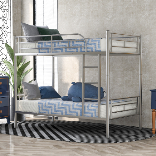 Twin Over Twin Metal Bunk Bed (Black) ( old sku: MF189201BAA )、、casual