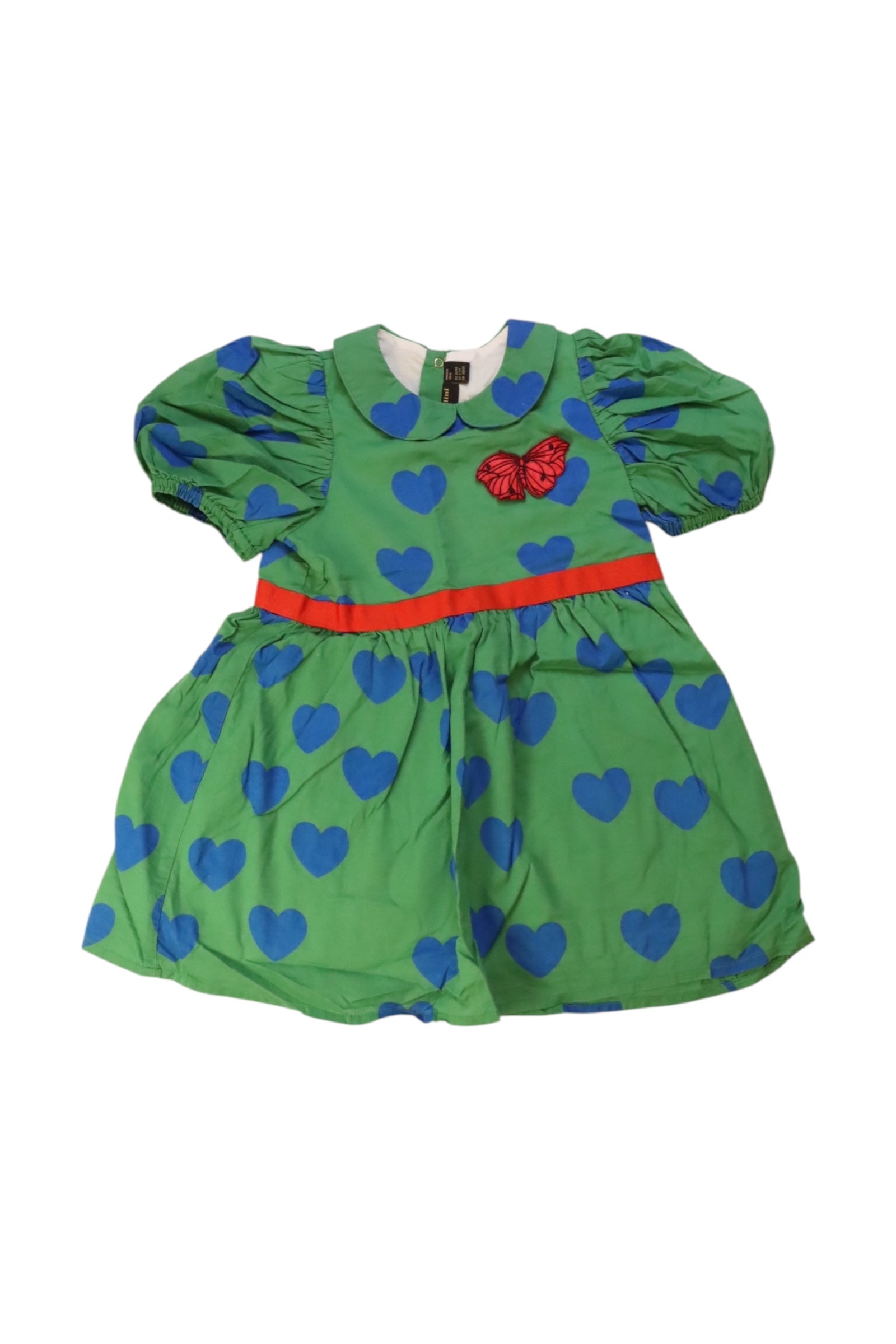 Mini Rodini Heart Dress 2-3T、mySite、g9winljtr