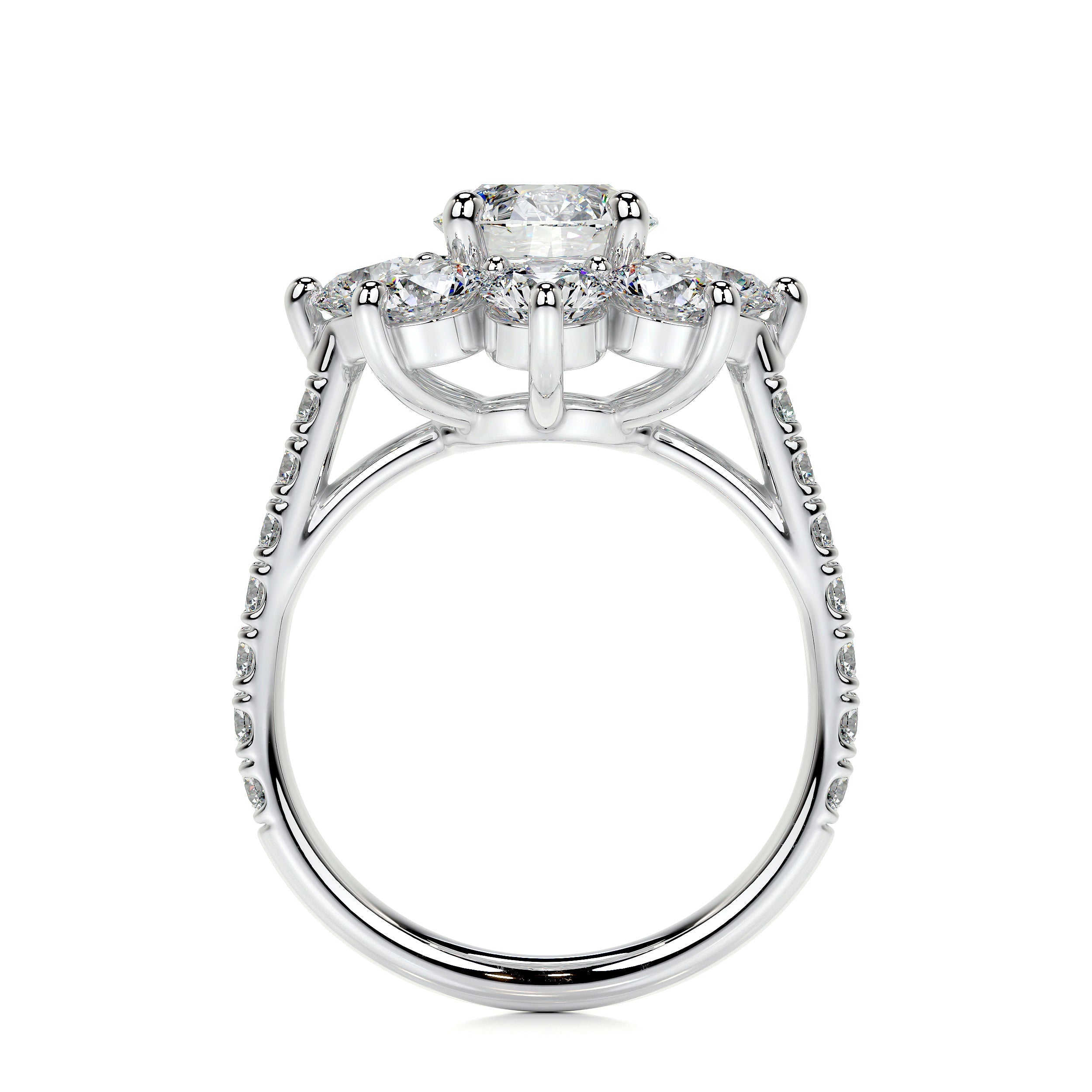 La Fleur Lab Grown Diamond Ring -Platinum、mySite、hinf8tx79