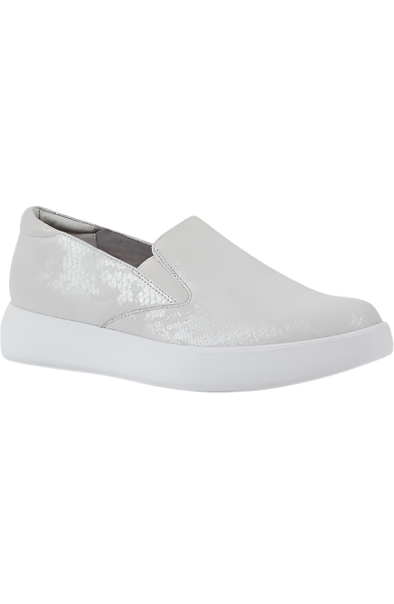  Munro Women's Lennox Slip-On Sneaker - White Snake Print Suede、mySite、preschool7hills