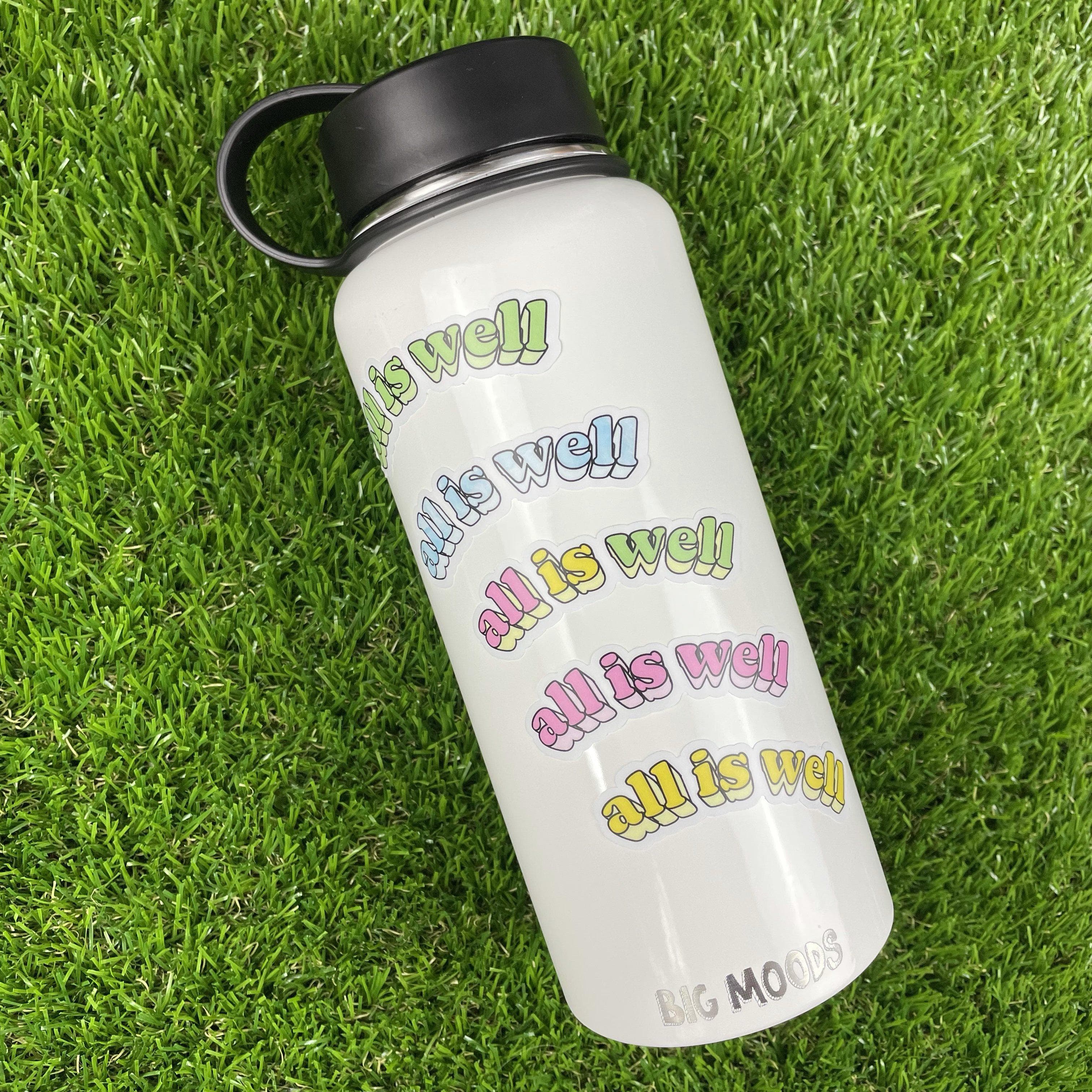  All Is Well Curved Aesthetic Sticker 5 Pack、mySite、ghnorth