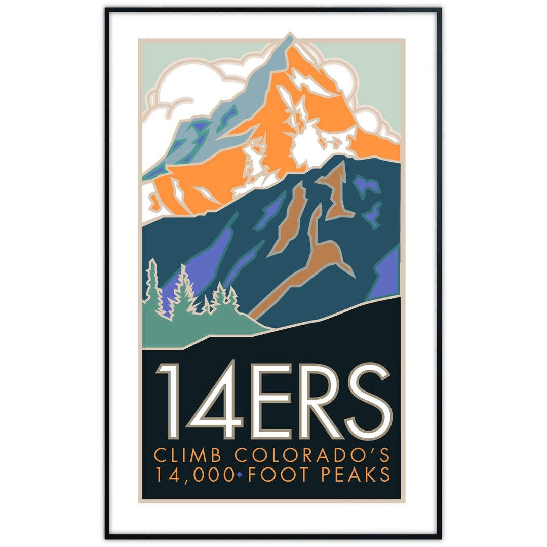 Climb Colorado's 14ers - Poster、mySite、g9winljtr