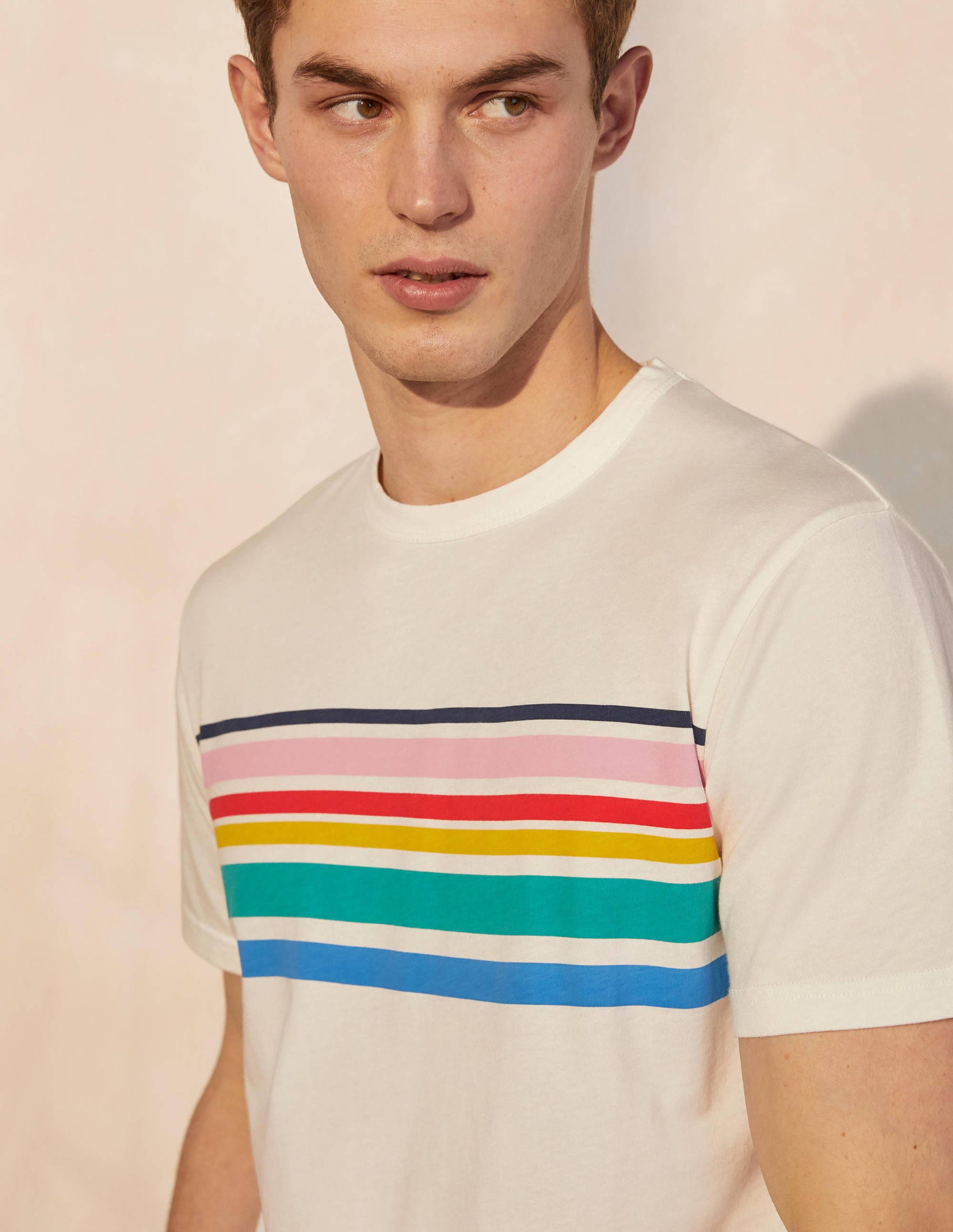  Kingston T-Shirt-Rainbow Chest Stripe、mySite、ashleygrahame