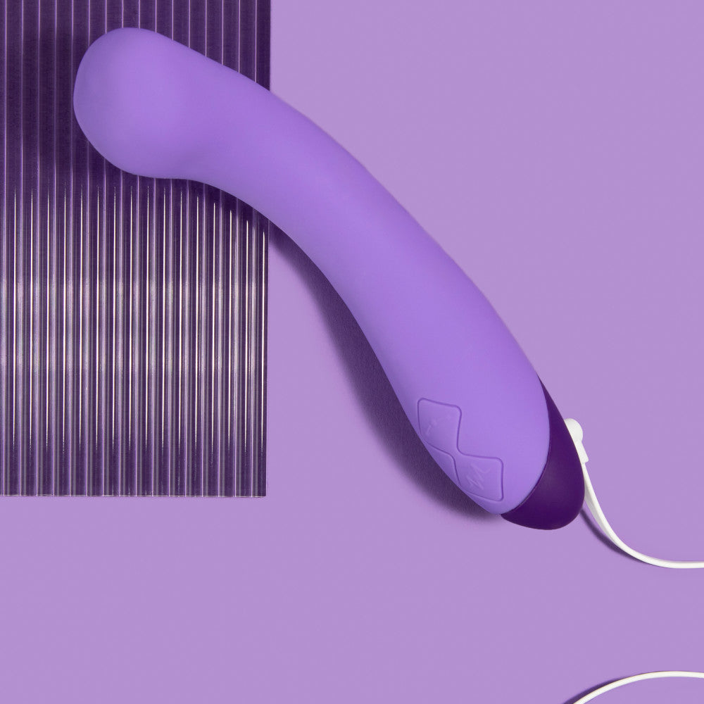 Wellness By Blush™ | G Ball G-Spot Purple UltraSilk® Vibrator - Made with Puria™ Silicone、mySite、bottomscart