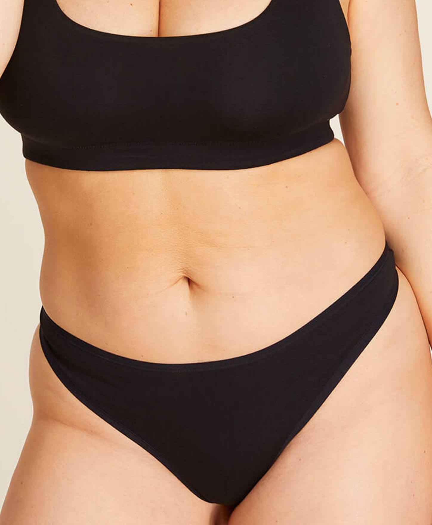  The Thong Panty - Rayon - Black、mySite、ashleygrahame