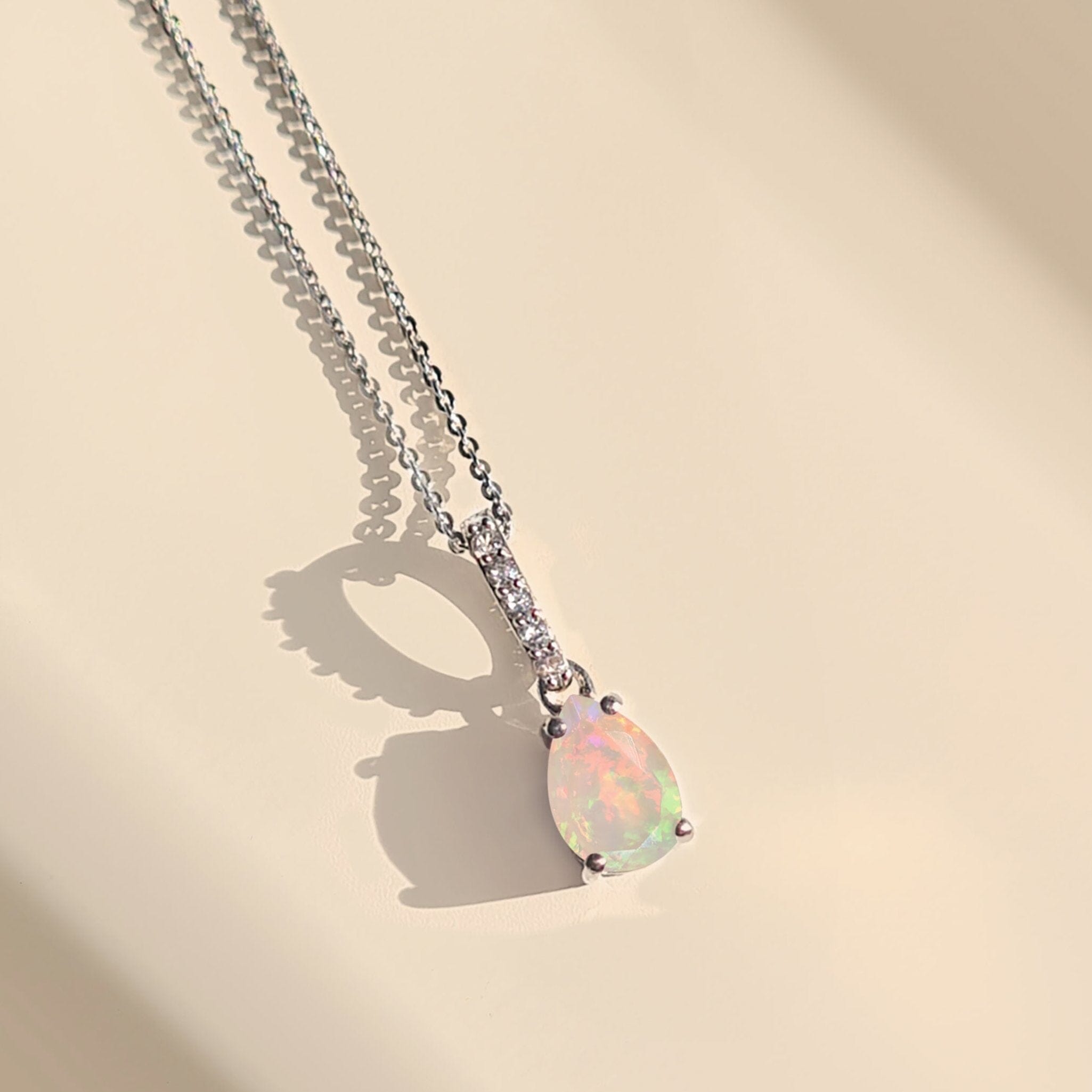 Opal Necklace Sway - October Birthstone、mySite、hinf8tx79