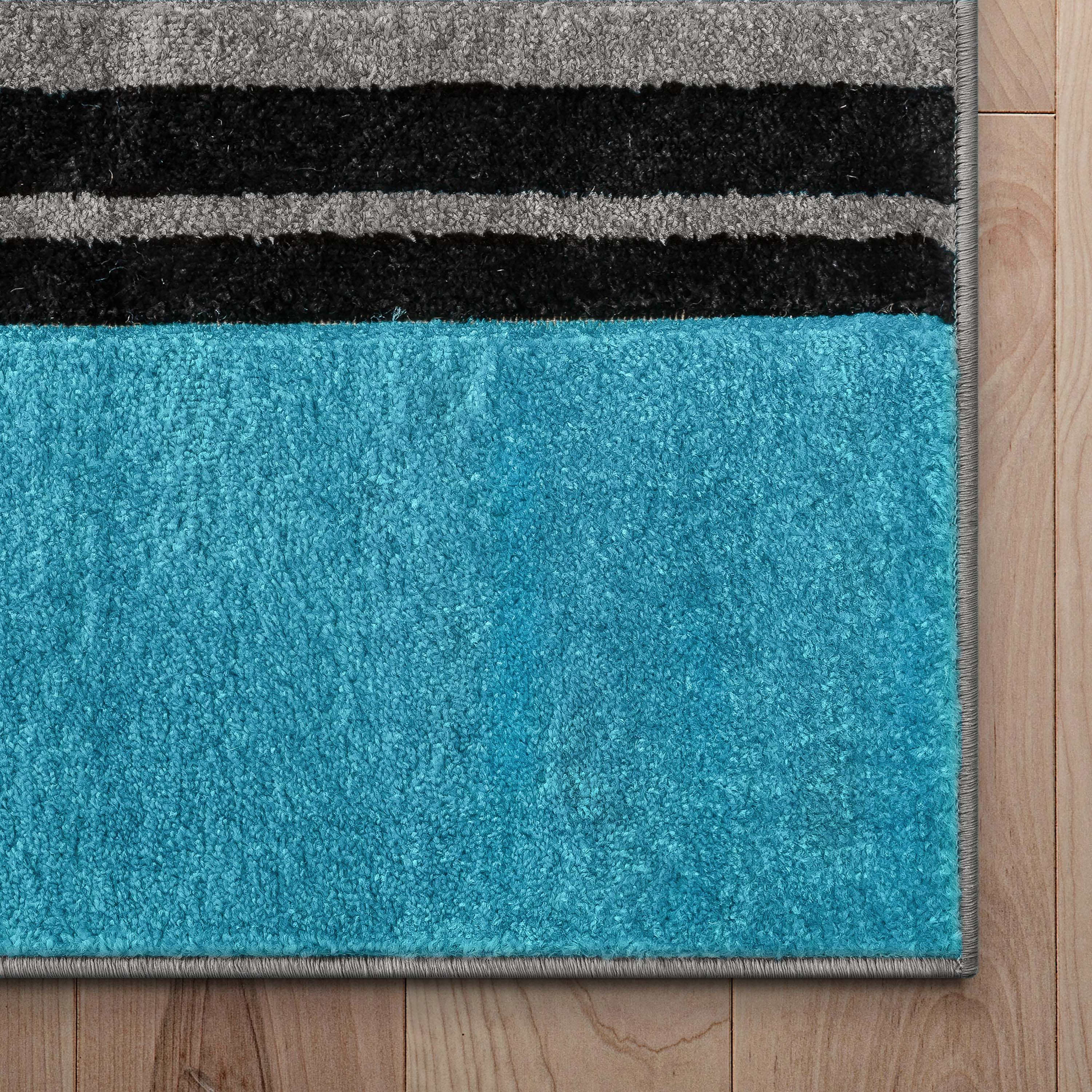 Galaxy Waves Blue Modern Rug、mySite、gigharbornorthrealestate