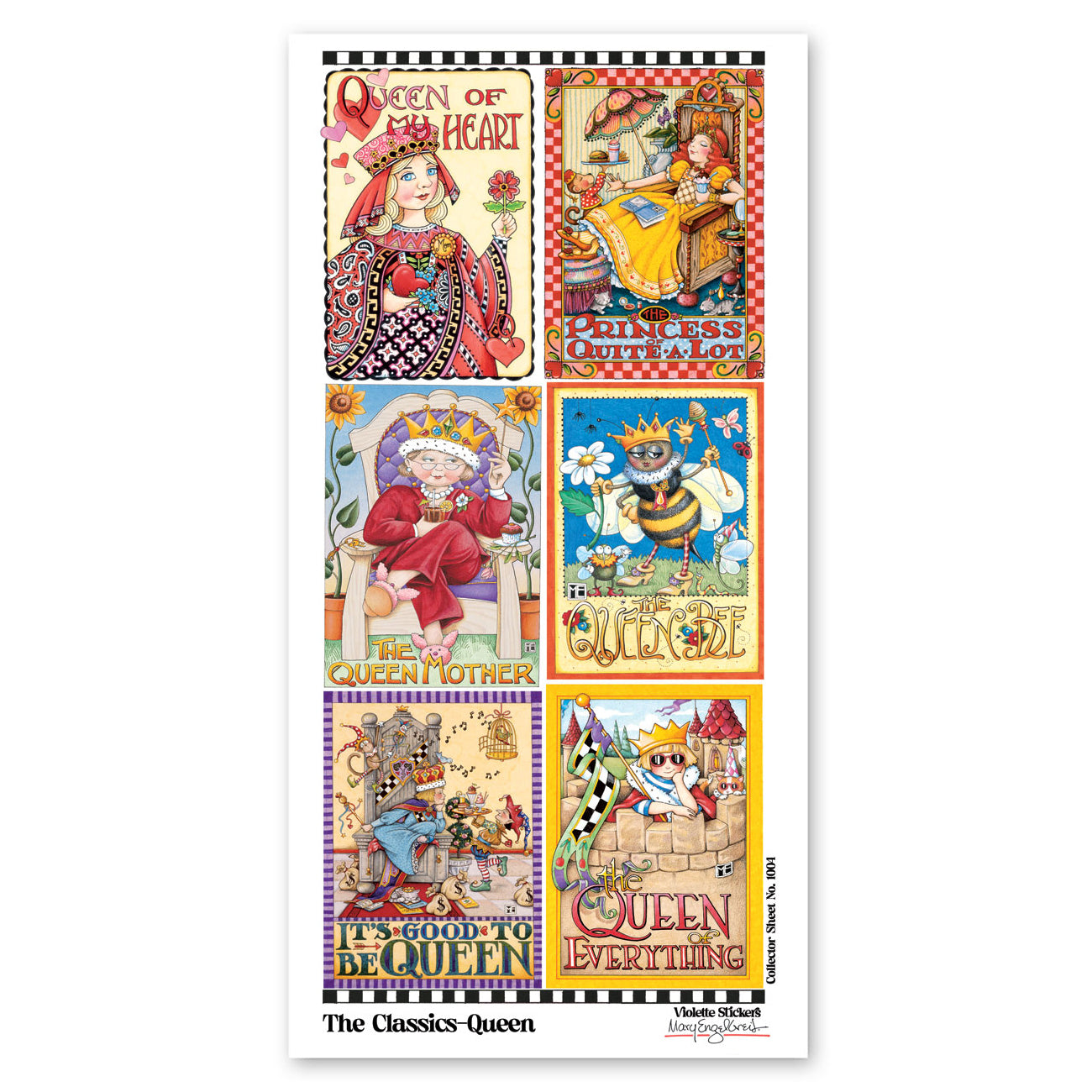  Mary Engelbreit's Classic Queen Stickers、mySite、ghnorth
