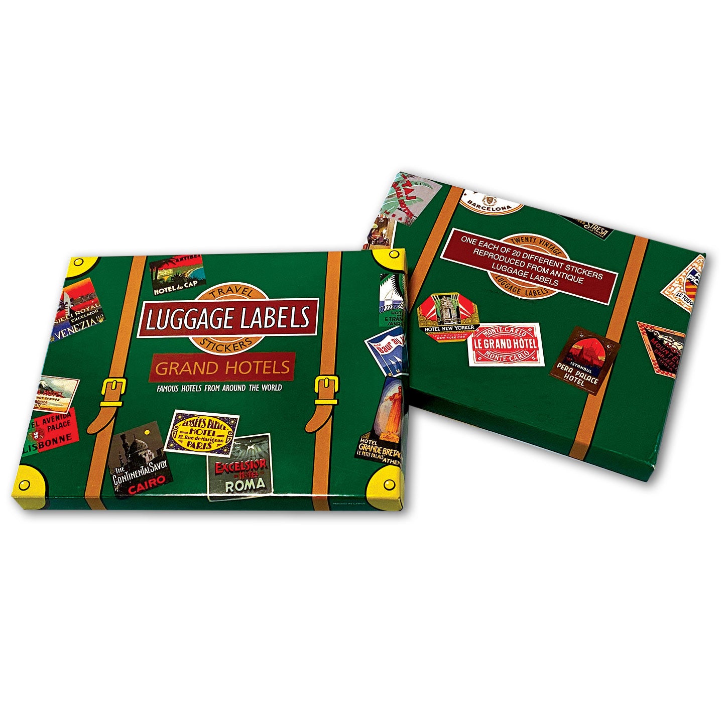  Grand Hotels Vintage Luggage Label Stickers、mySite、ghnorth