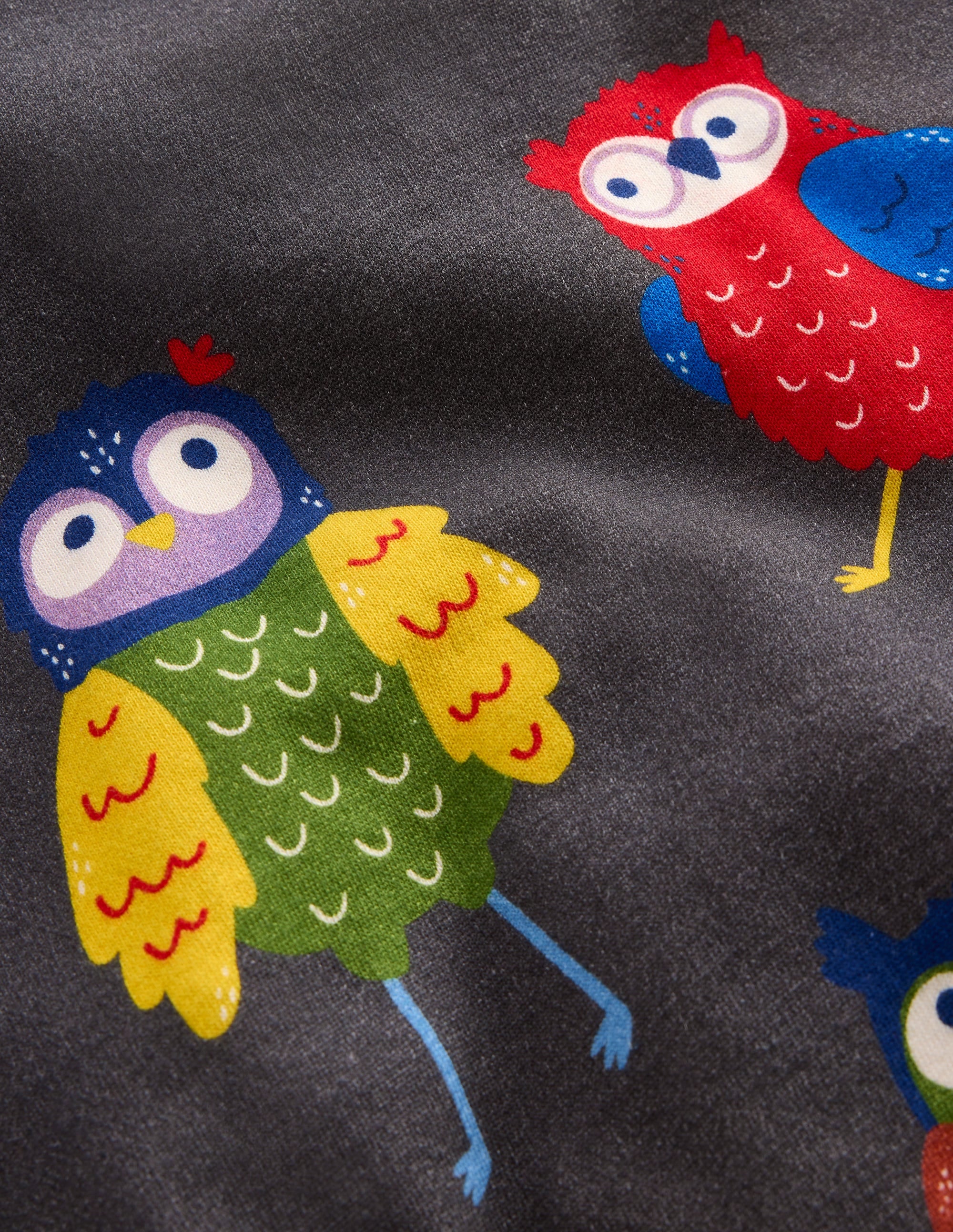  Printed Sweatshirt-Dude Owls、mySite、ashleygrahame