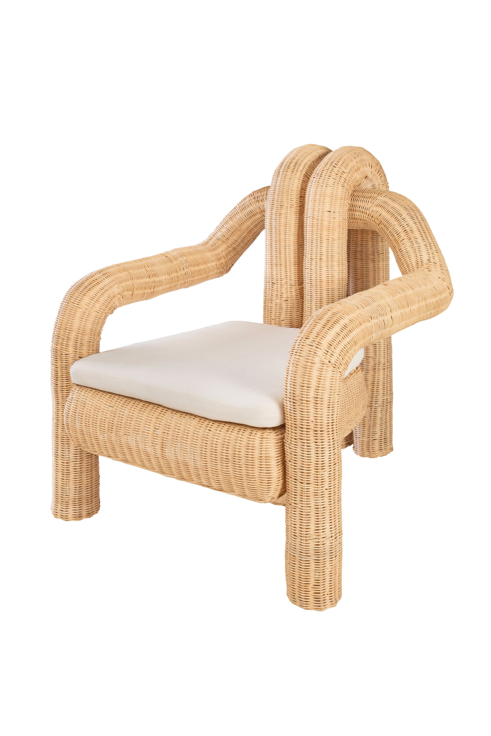 Sculptural Rattan Accent Chair | Versmissen Pompidou、mySite、neckold