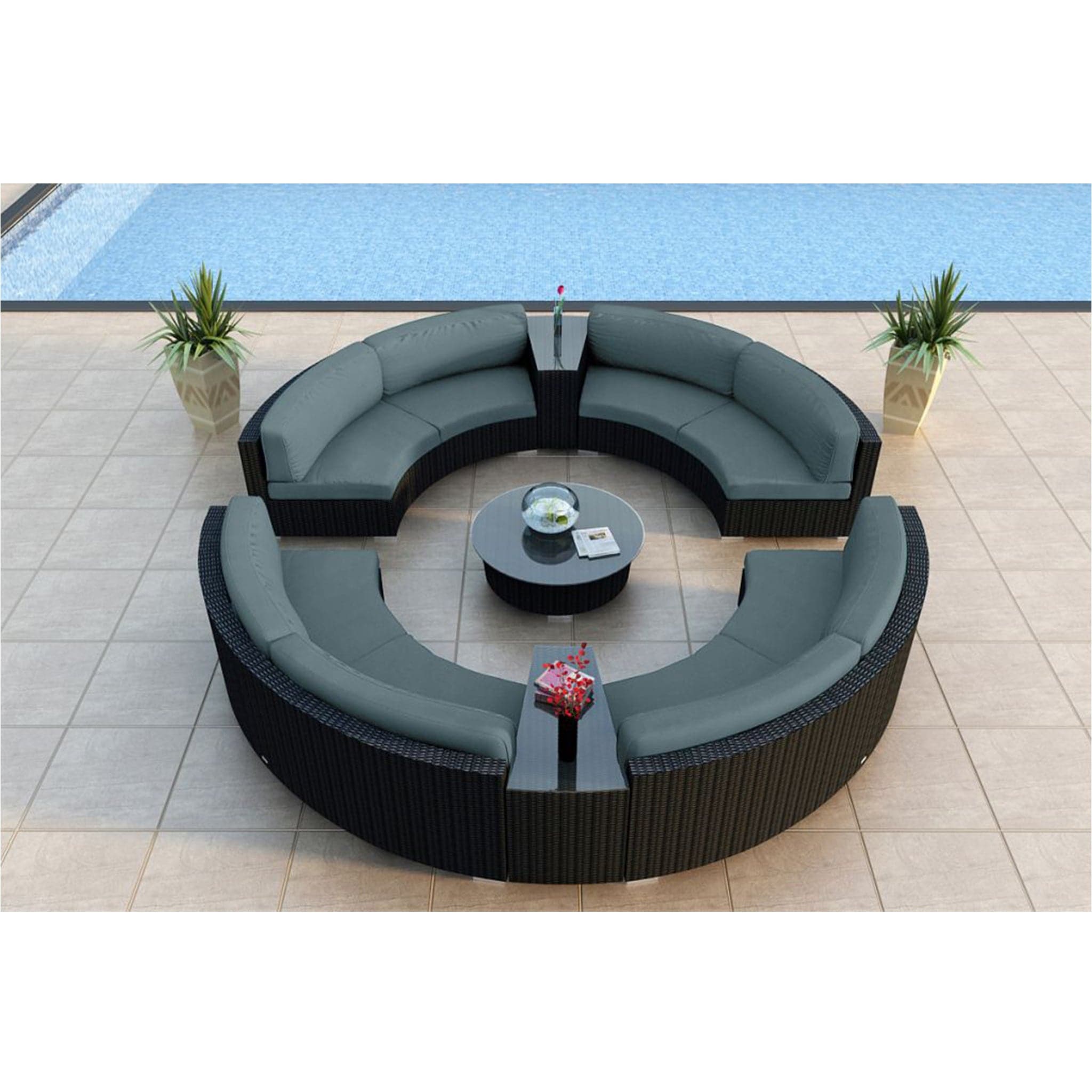 Urbana 7 Piece Curve Sectional Set、mySite、neckold