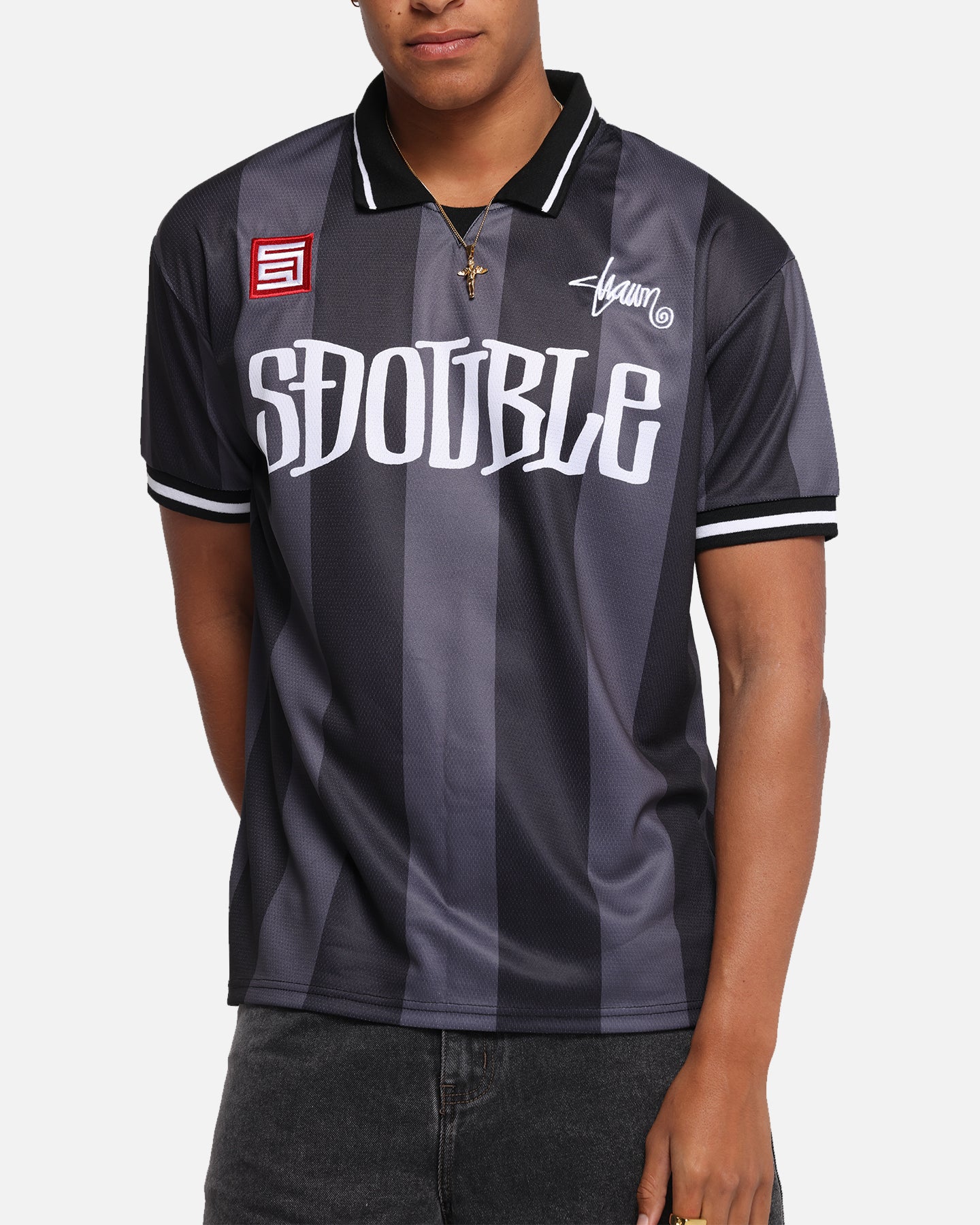 S Double Football Jersey Black Stripe、mySite、zt4zffjzw