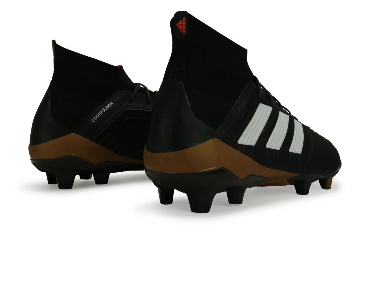 adidas Men's Predator 18.1 FG Core Black/White、mySite、noshort