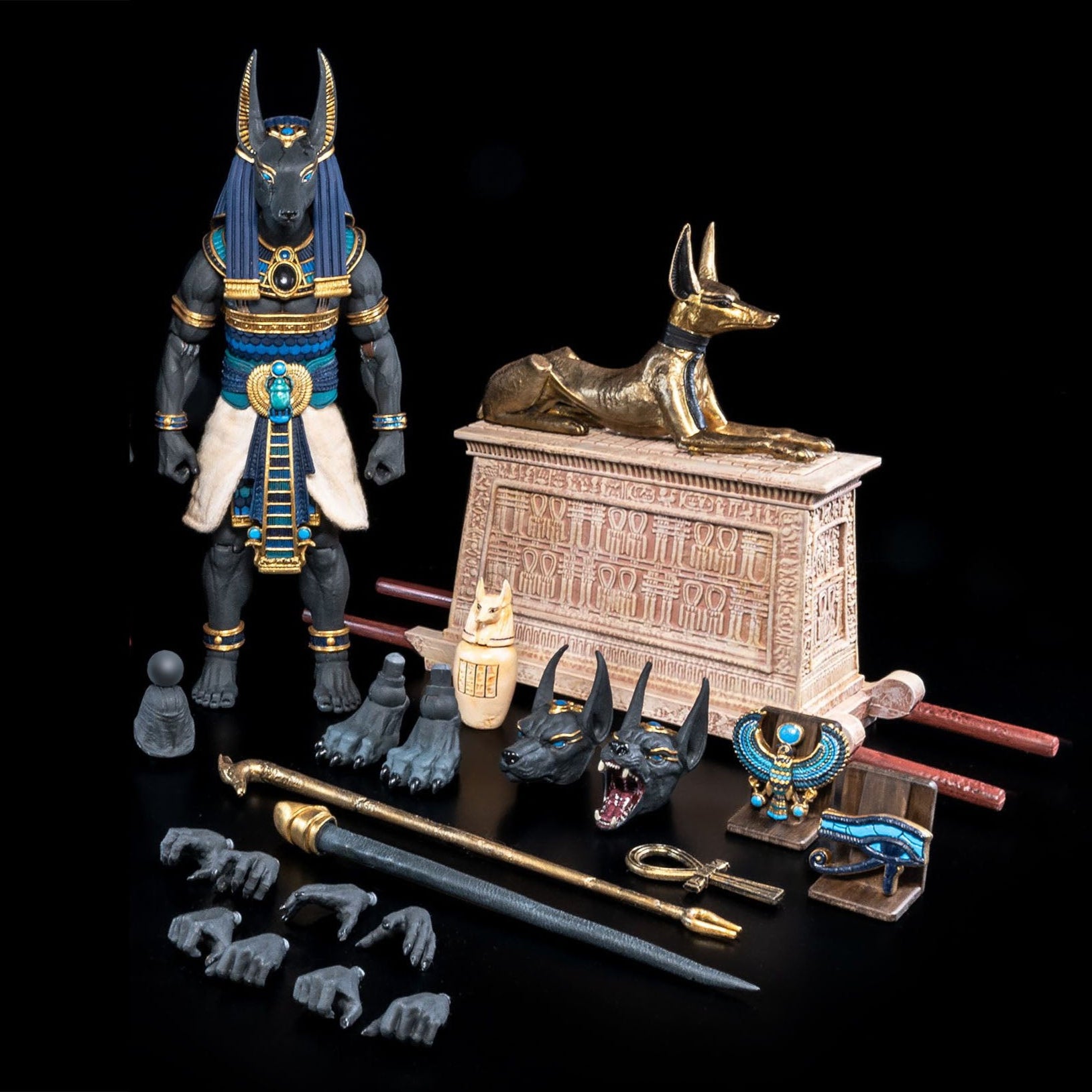 Figura Obscura Retailer Exclusive Anubis (Black & Blue Version)、mySite、hgirdovlk