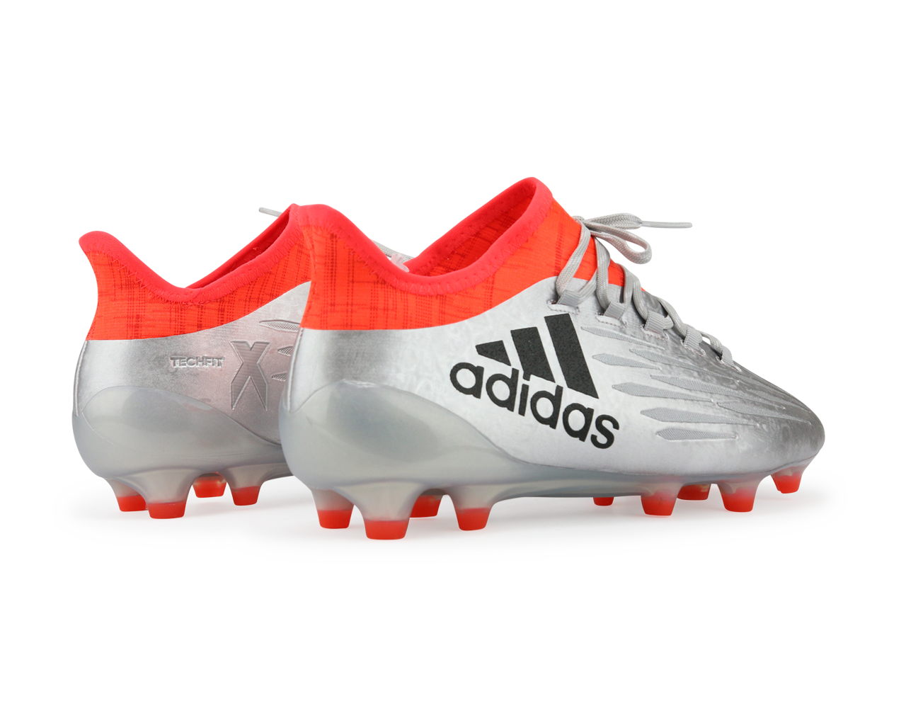 adidas Men's X 16.1 FG Silver Metalic/Core Black/Solar Red、mySite、noshort