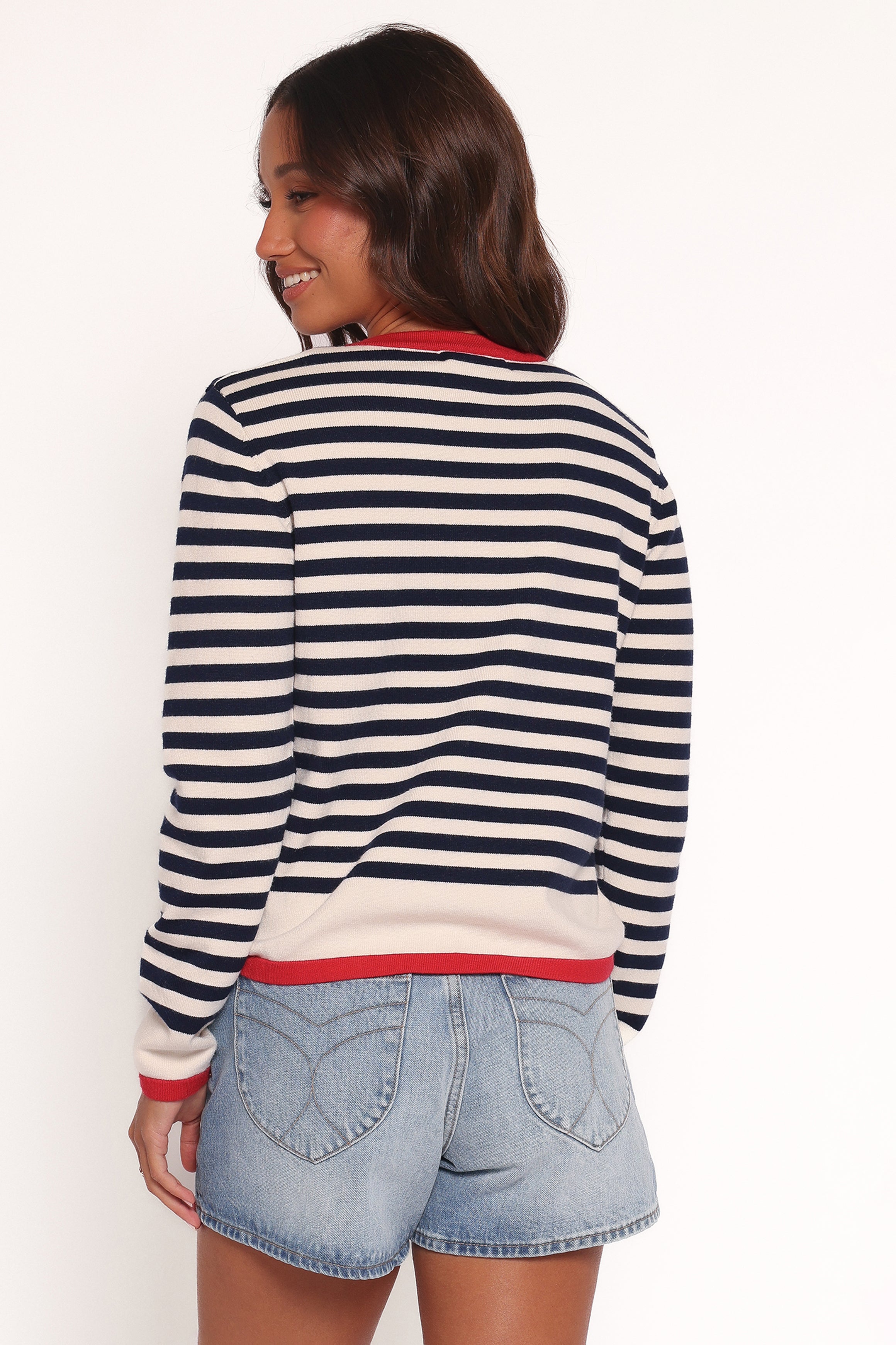  Scout Stripe Cardigan - Blue Stripe、mySite、sugarbowlscore