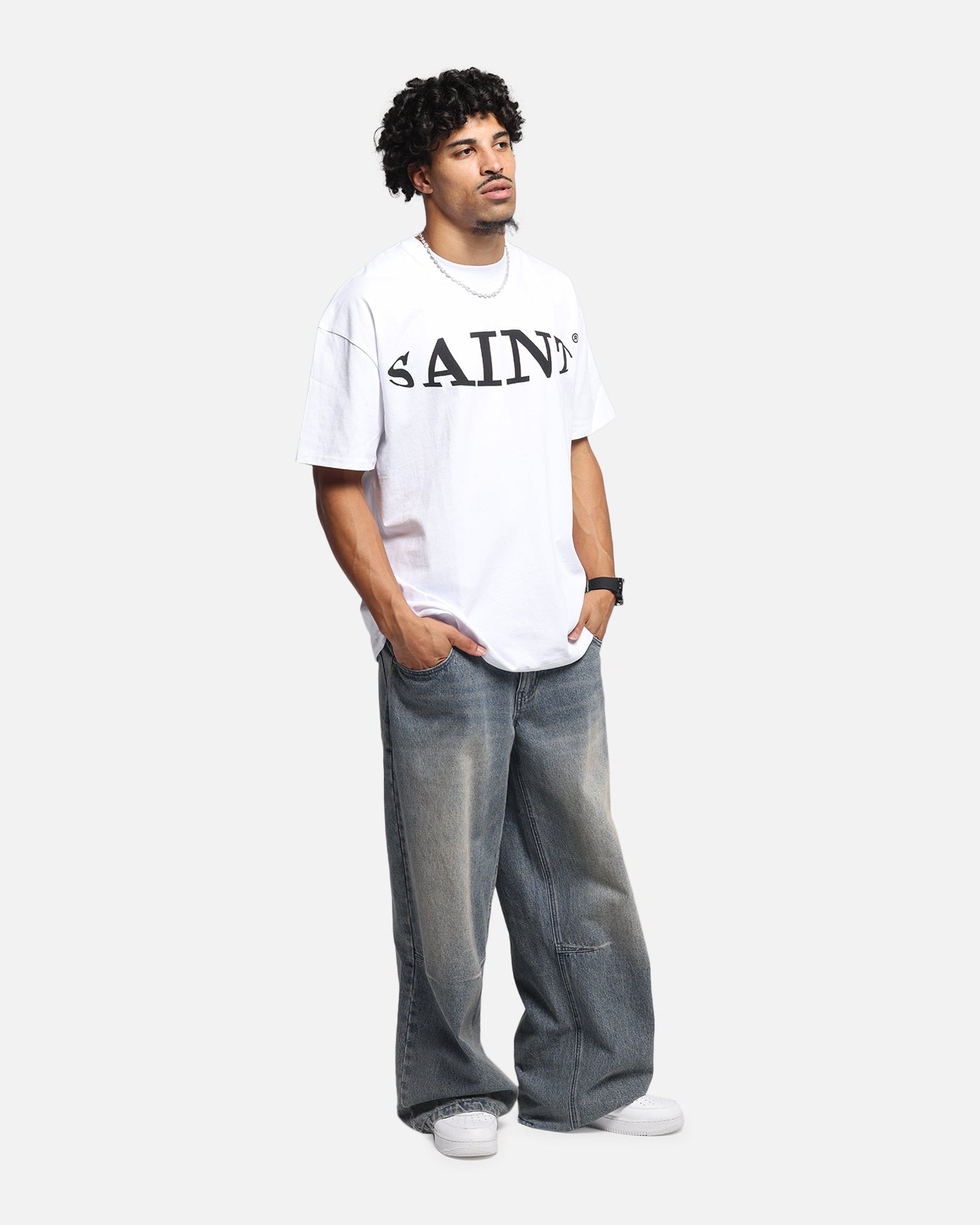 Saint Morta Vision Boxy T-Shirt White、mySite、zt4zffjzw