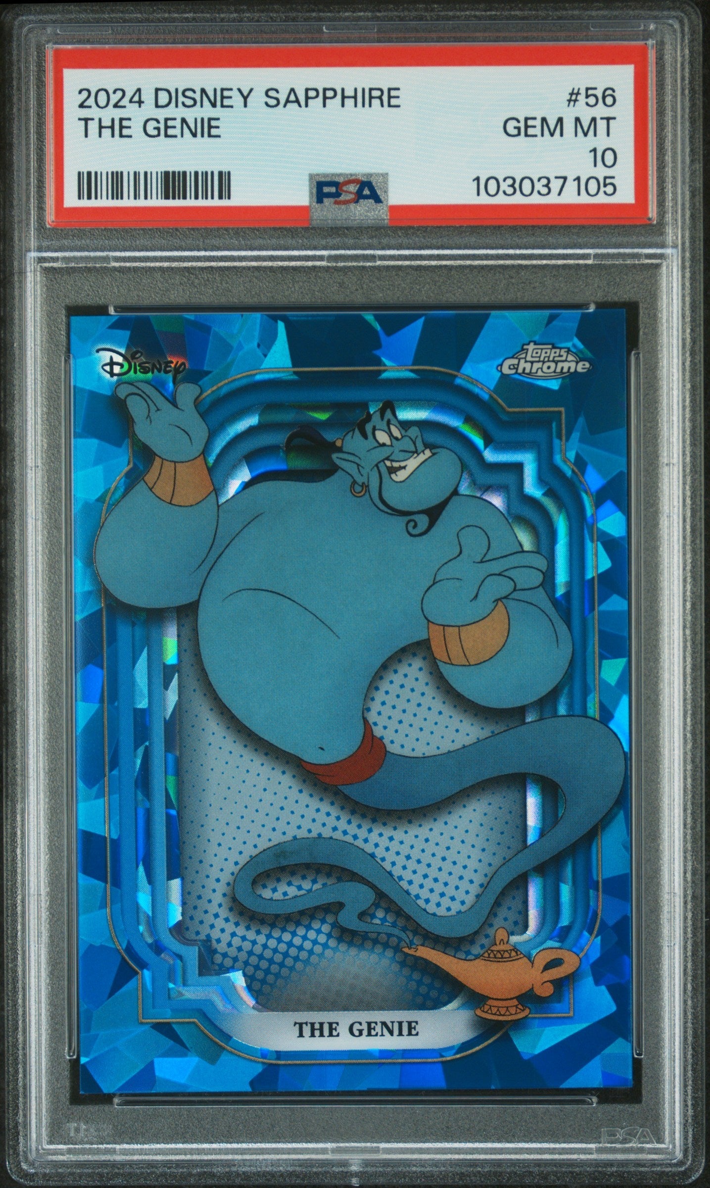 The Genie #56 PSA 10 Topps Chrome Disney Sapphire Edition 2024、mySite、waistdrama