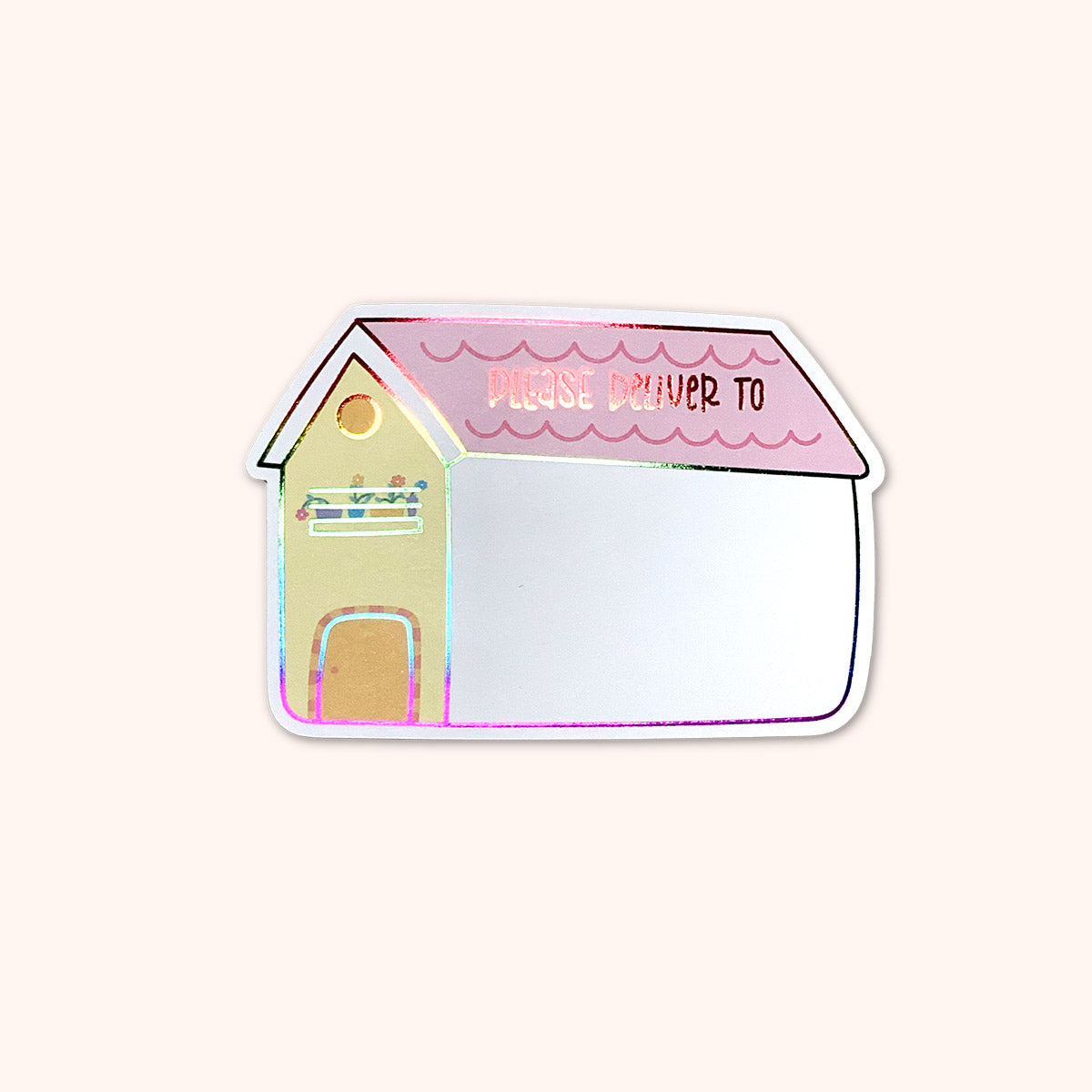  'Please Deliver To' Rainbow Foil Mail Labels 15 Pack、mySite、ghnorth