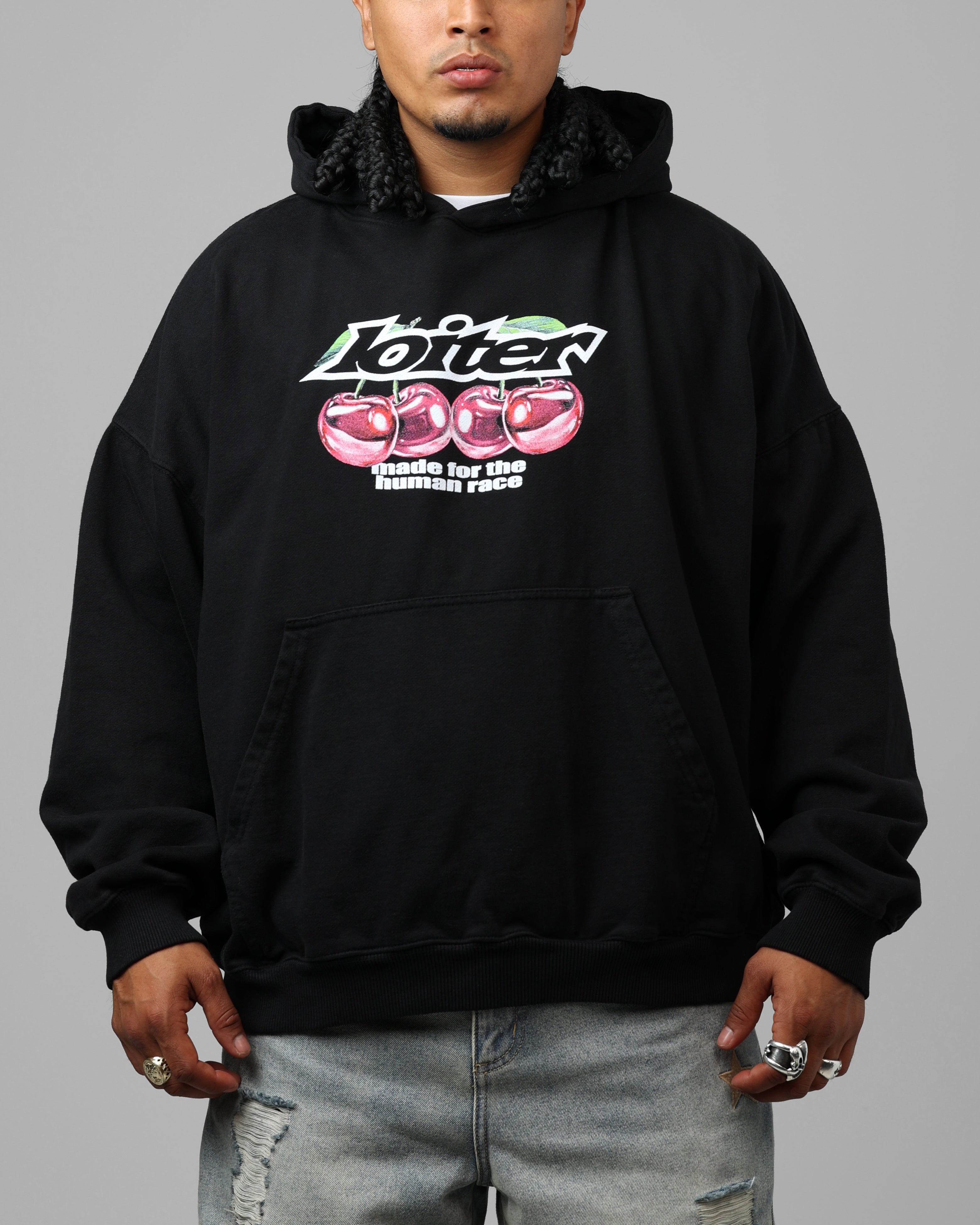 Loiter Cherry Pick Hoodie Black、mySite、zt4zffjzw