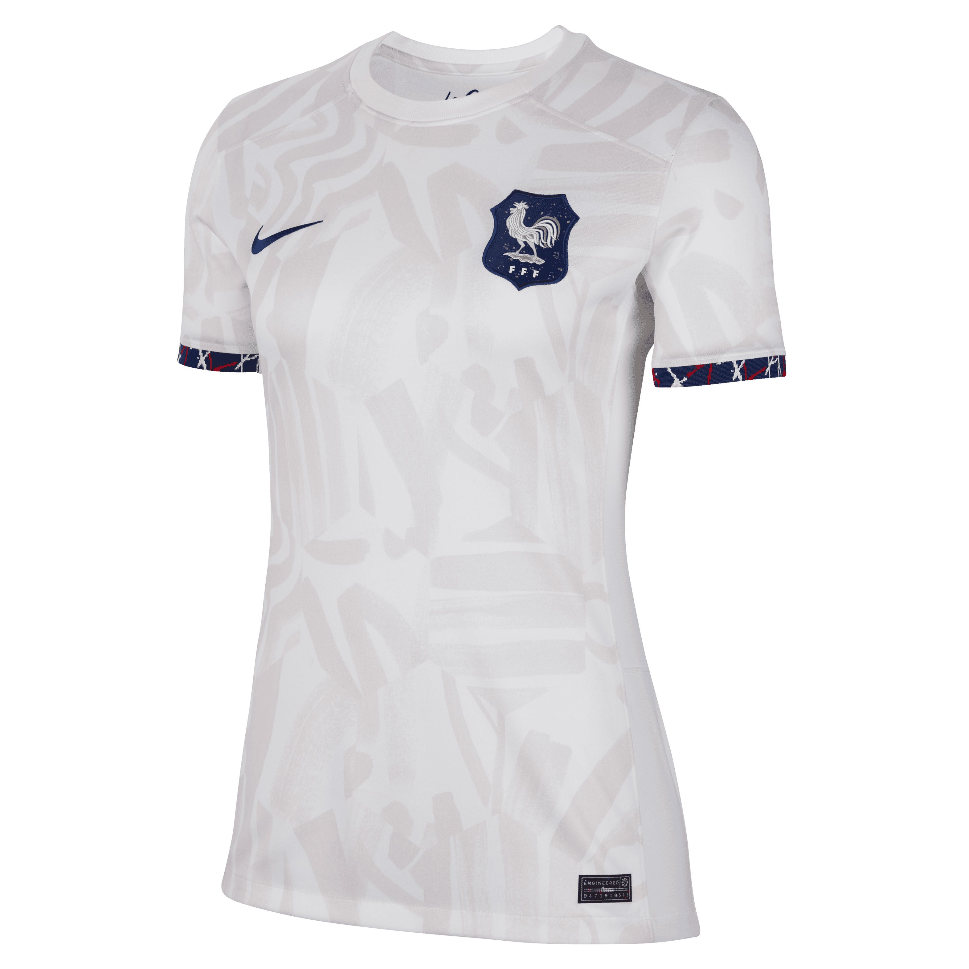 Nike Women's France 2023/24 Away Jersey White/Venice、mySite、noshort