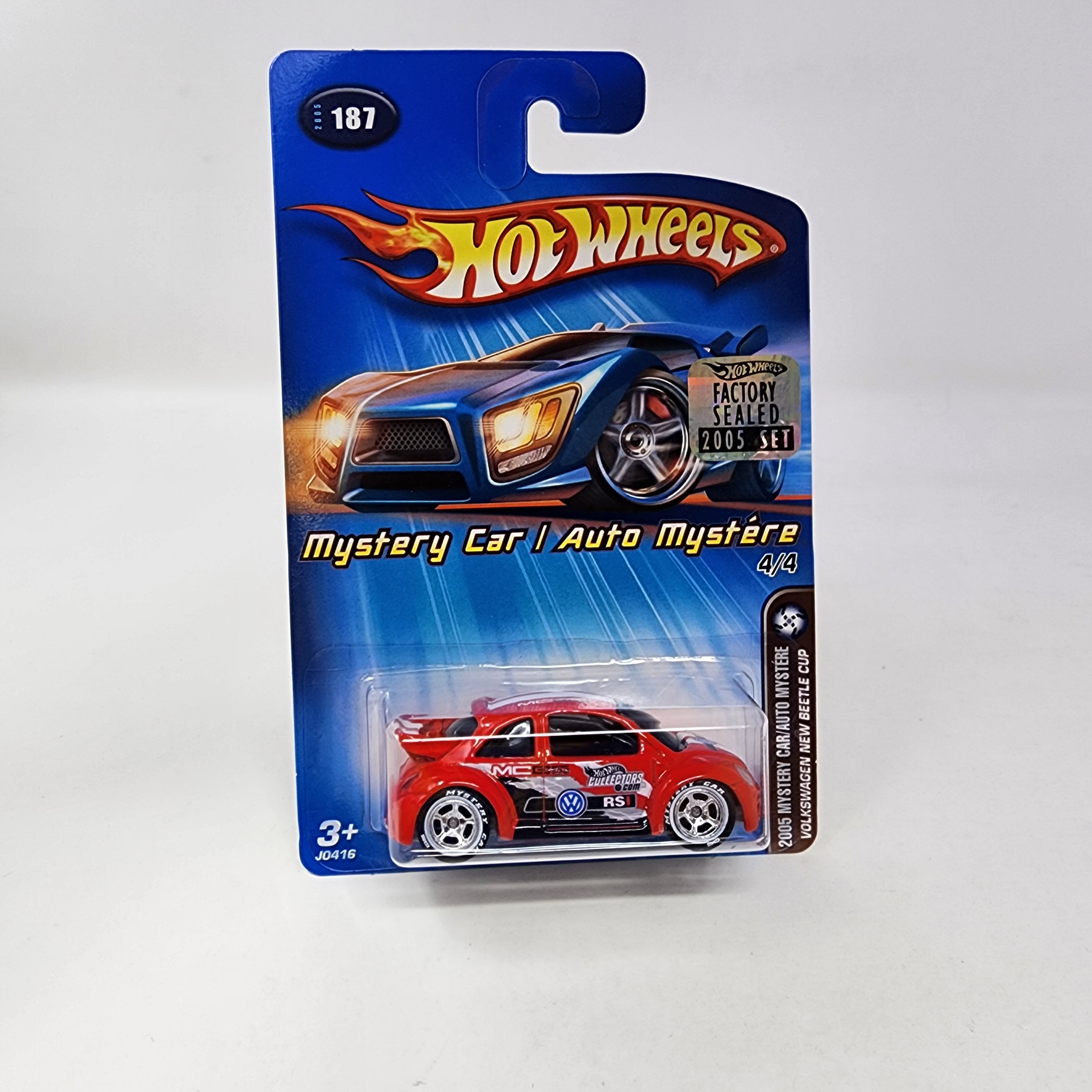 Volkswagen New Beetle Cup * Hot Wheels 2005 Mystery Car Factory Set Holo、mySite、hgirdovlk