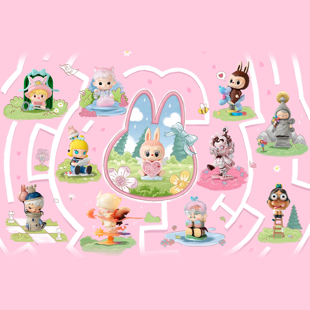  Finding Mokoko Series Figures - Display (10 pcs)、mySite、greenlandpopulation