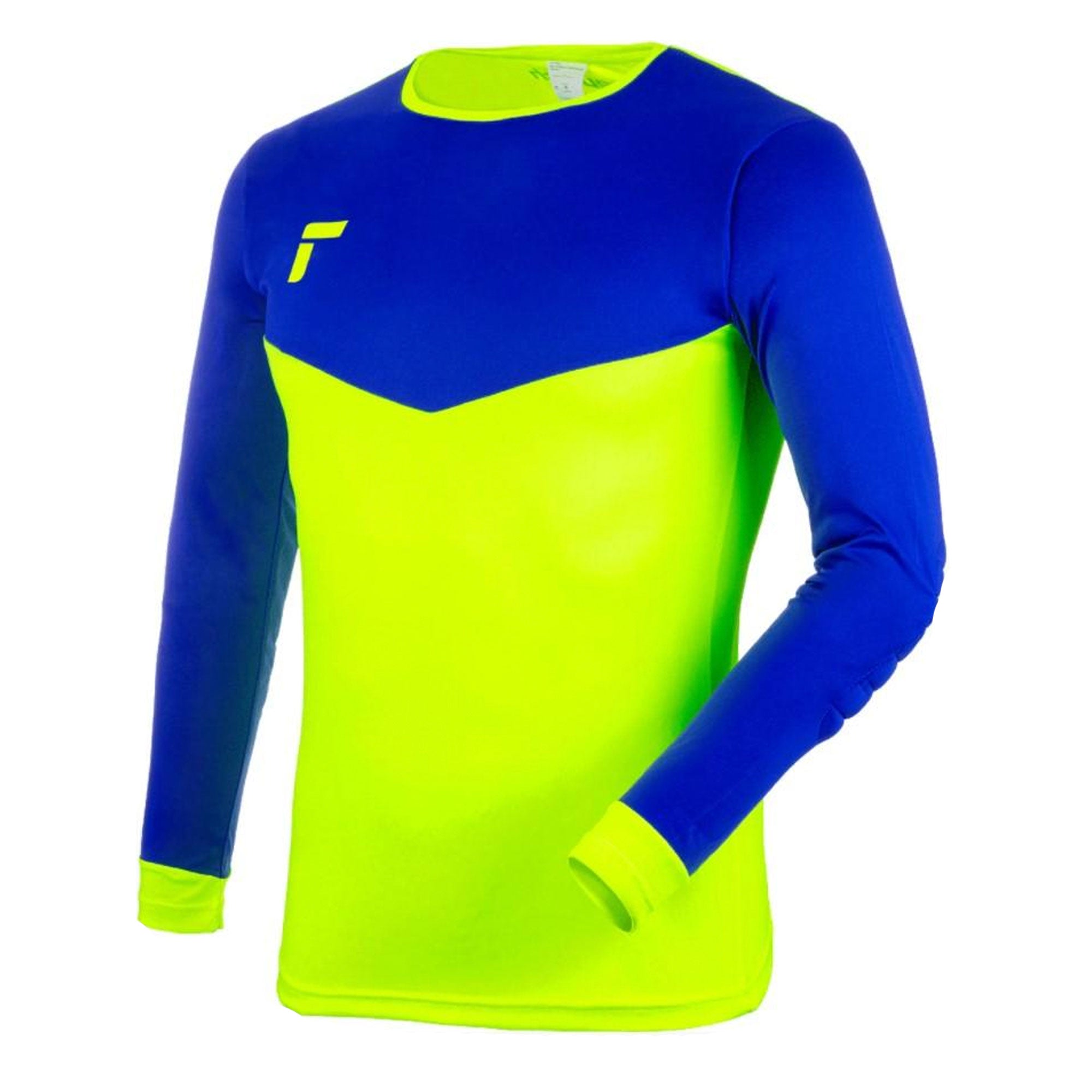 Reusch Men's Match Long Sleeve II Padded Goalkeeper Jersey Safety Yellow/Blue、mySite、bottomscart