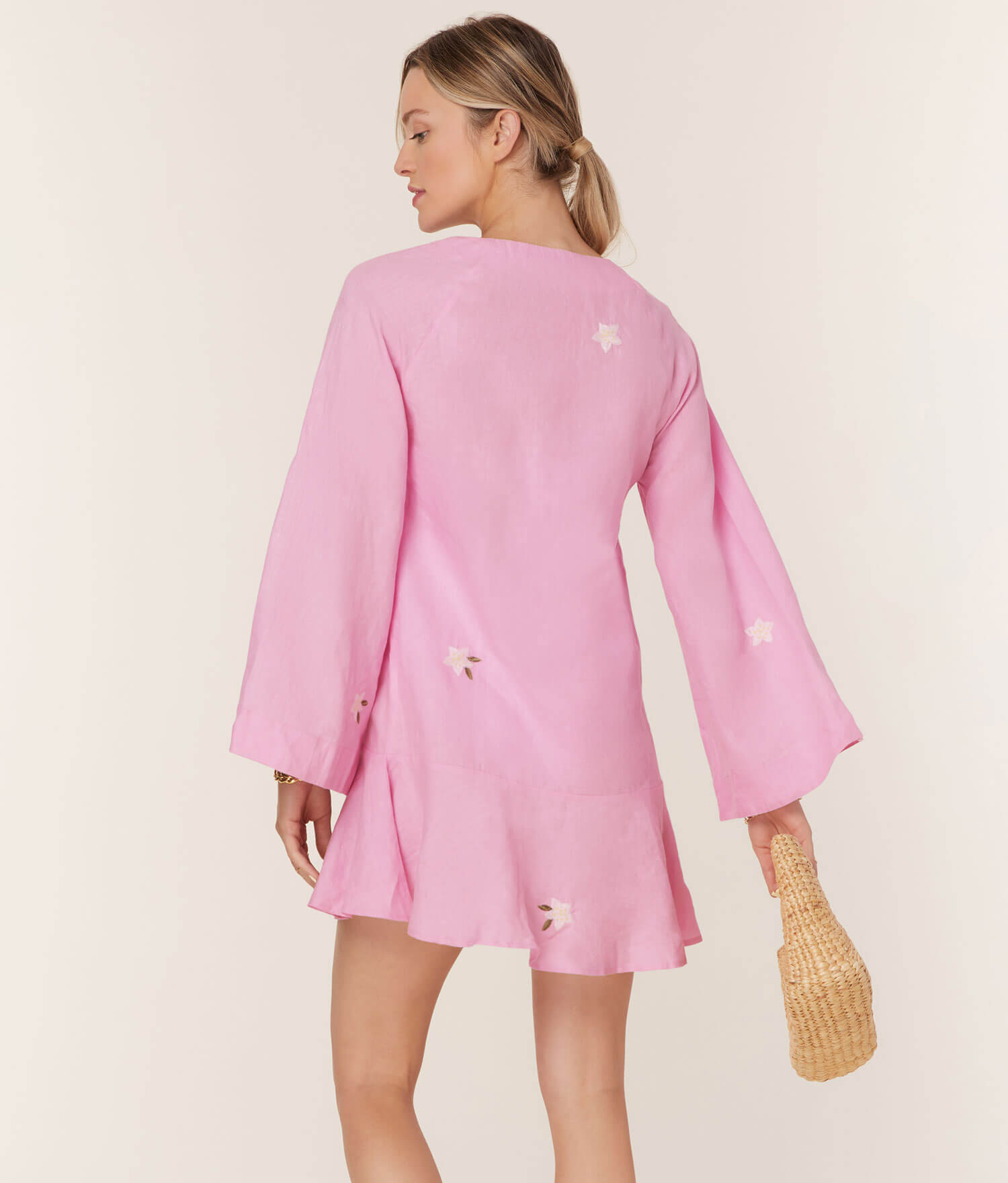  The Serik Mini Dress - Linen - Aster、mySite、ashleygrahame