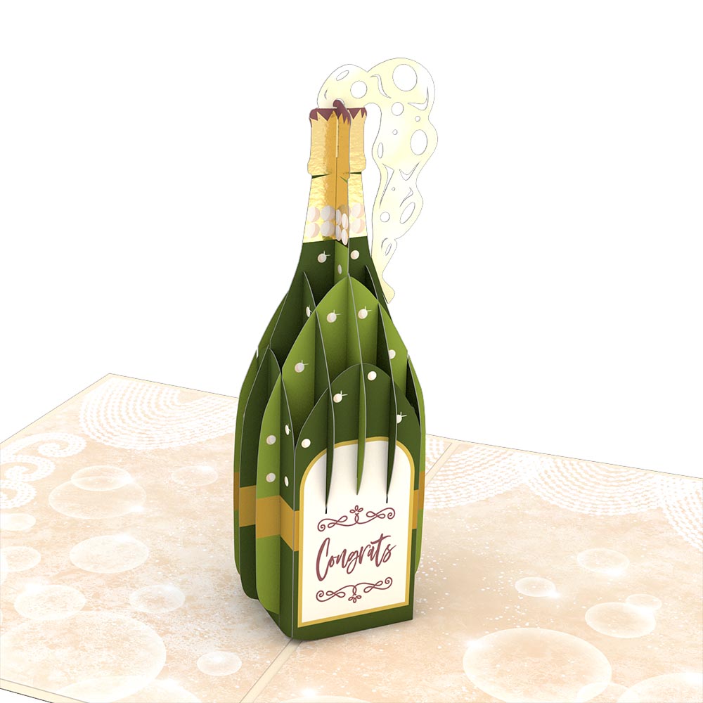 Here's to You Champagne Pop-Up Card、mySite、solidvoid