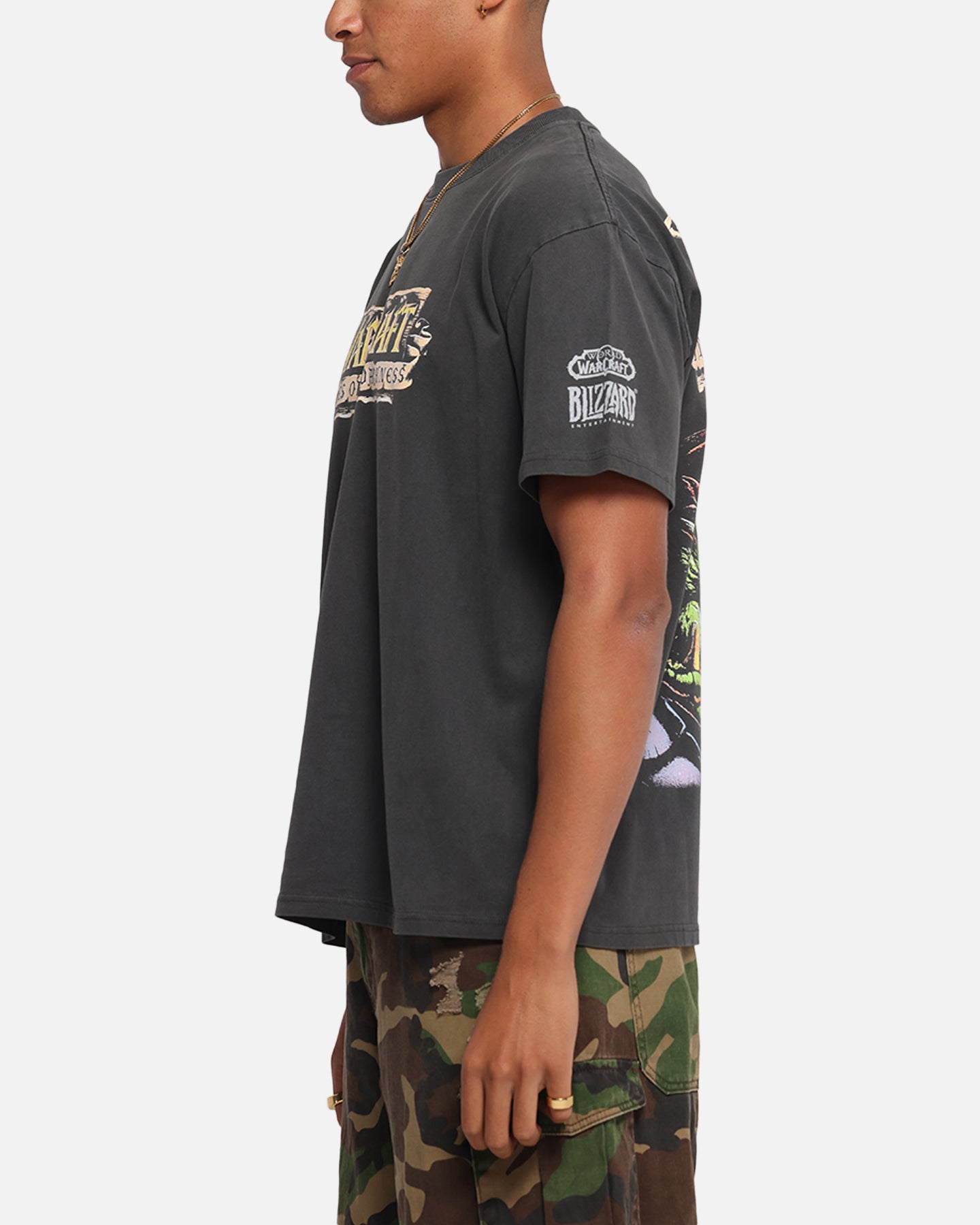 American Thrift X Warcraft II: Tides Of Darkness Heavy T-Shirt Black Wash、mySite、zt4zffjzw