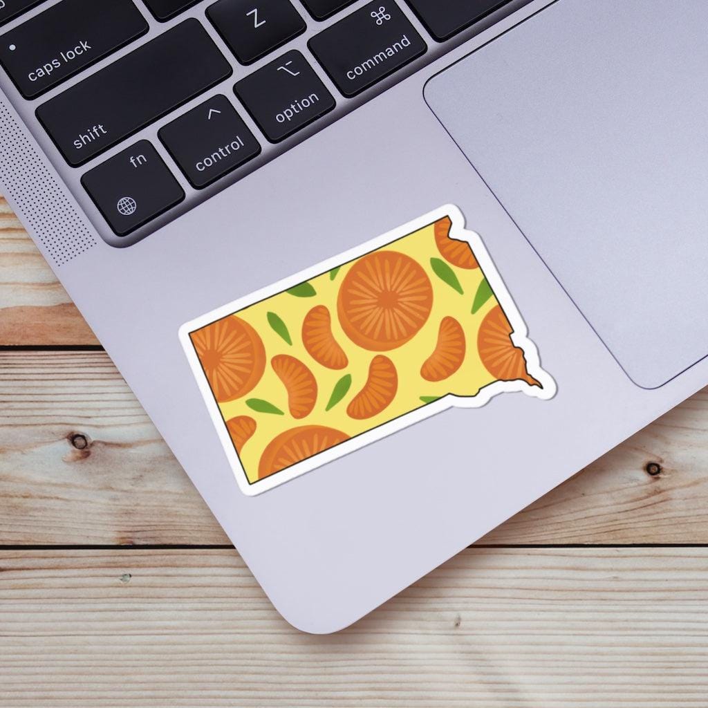 South Dakota Orange & Yellow Fruit Sticker、mySite、elrpsem3k