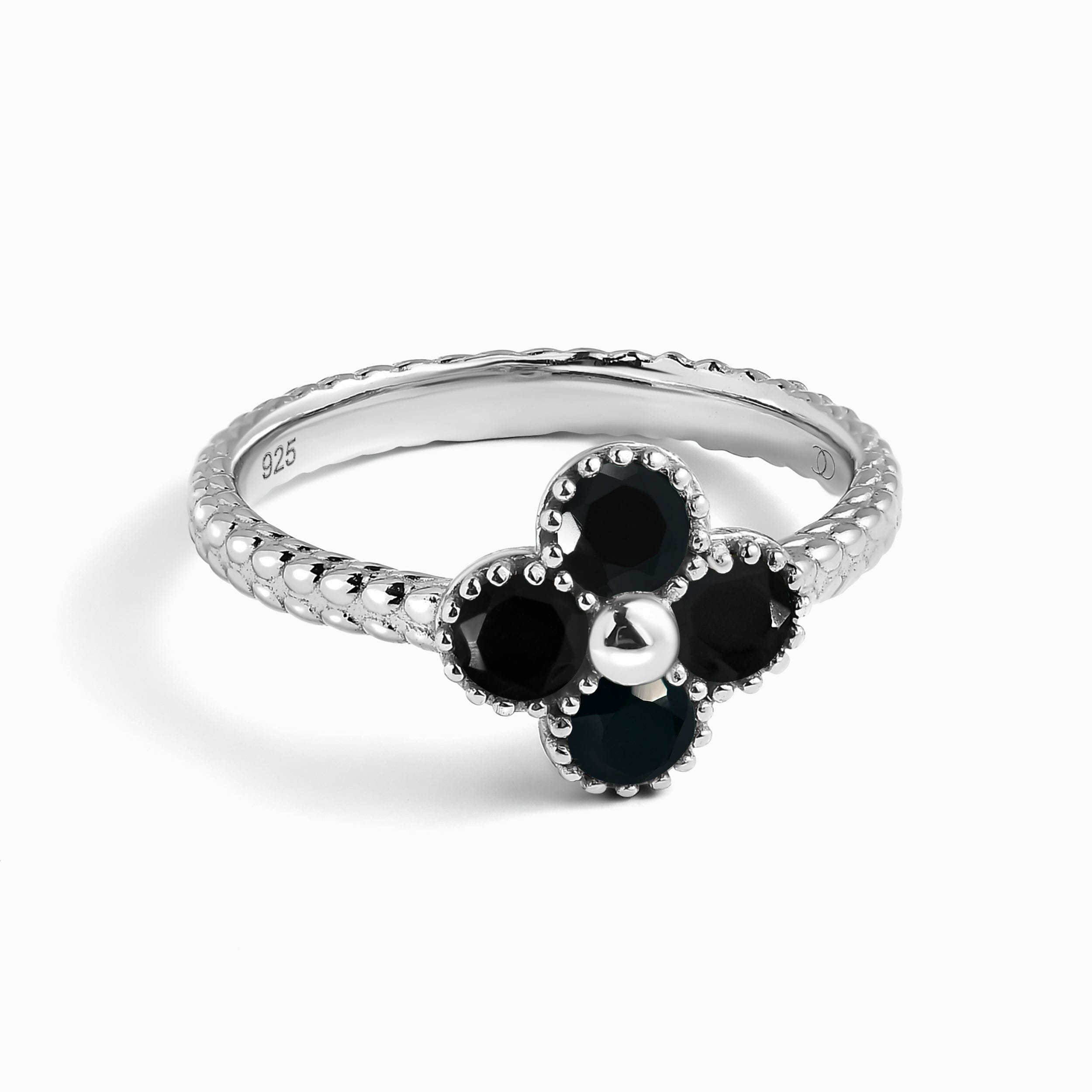 Lucky Me Ring - Black Obsidian、mySite、hinf8tx79